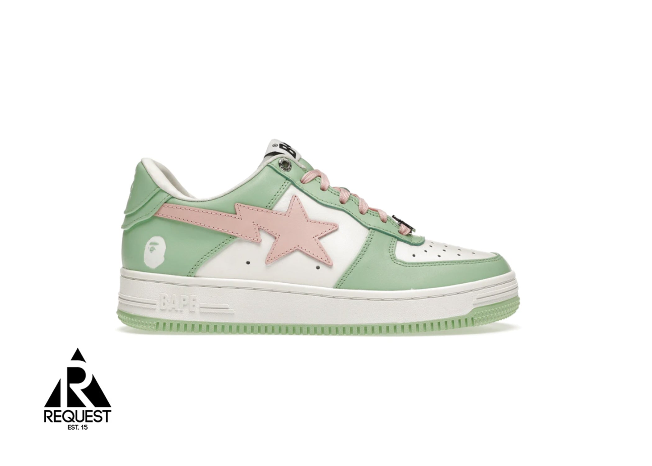 A Bathing Ape Bapesta “Pastel Green”