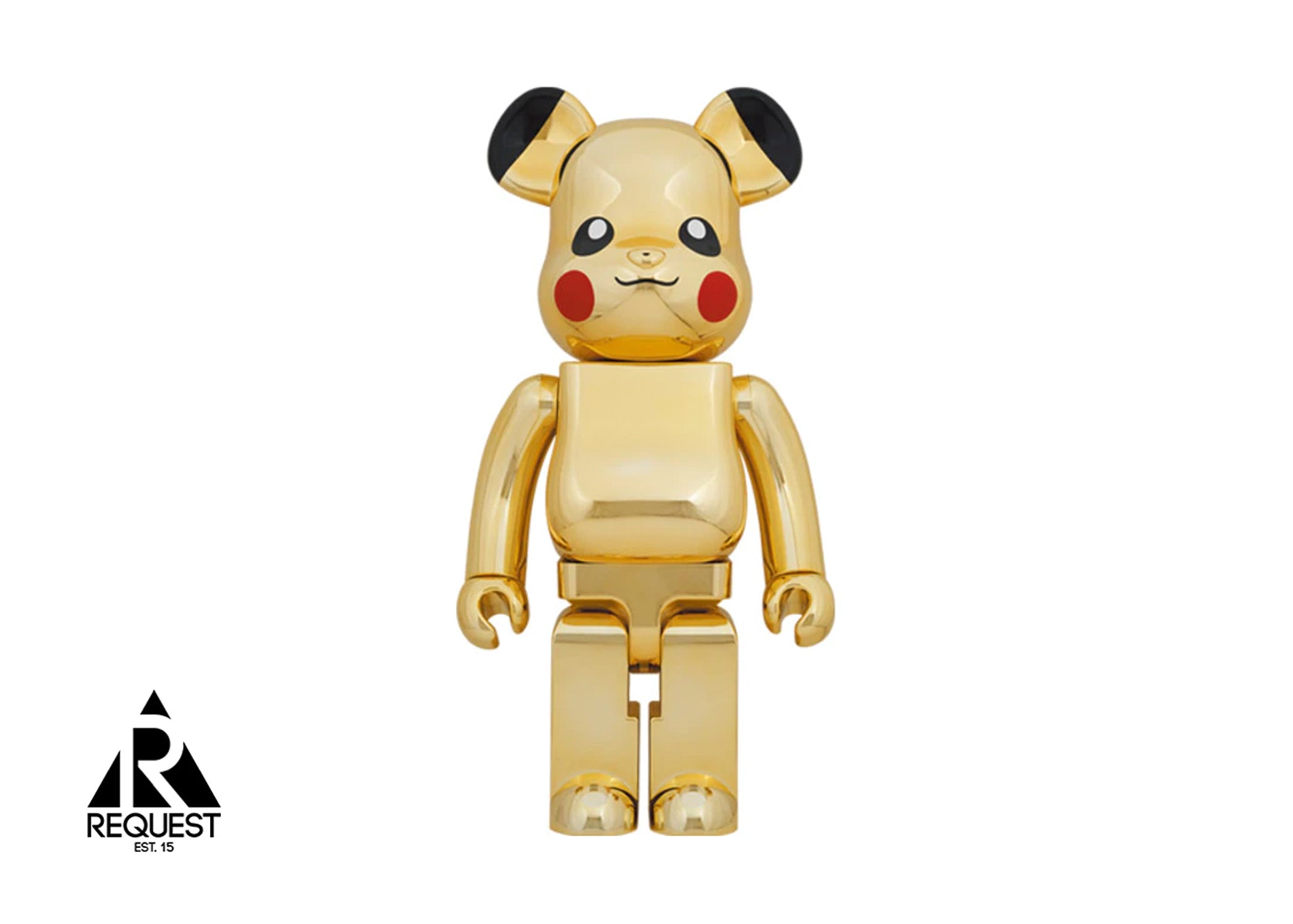 Medicom Be@rbrick 1000% "PIKACHU GOLD CHROME"
