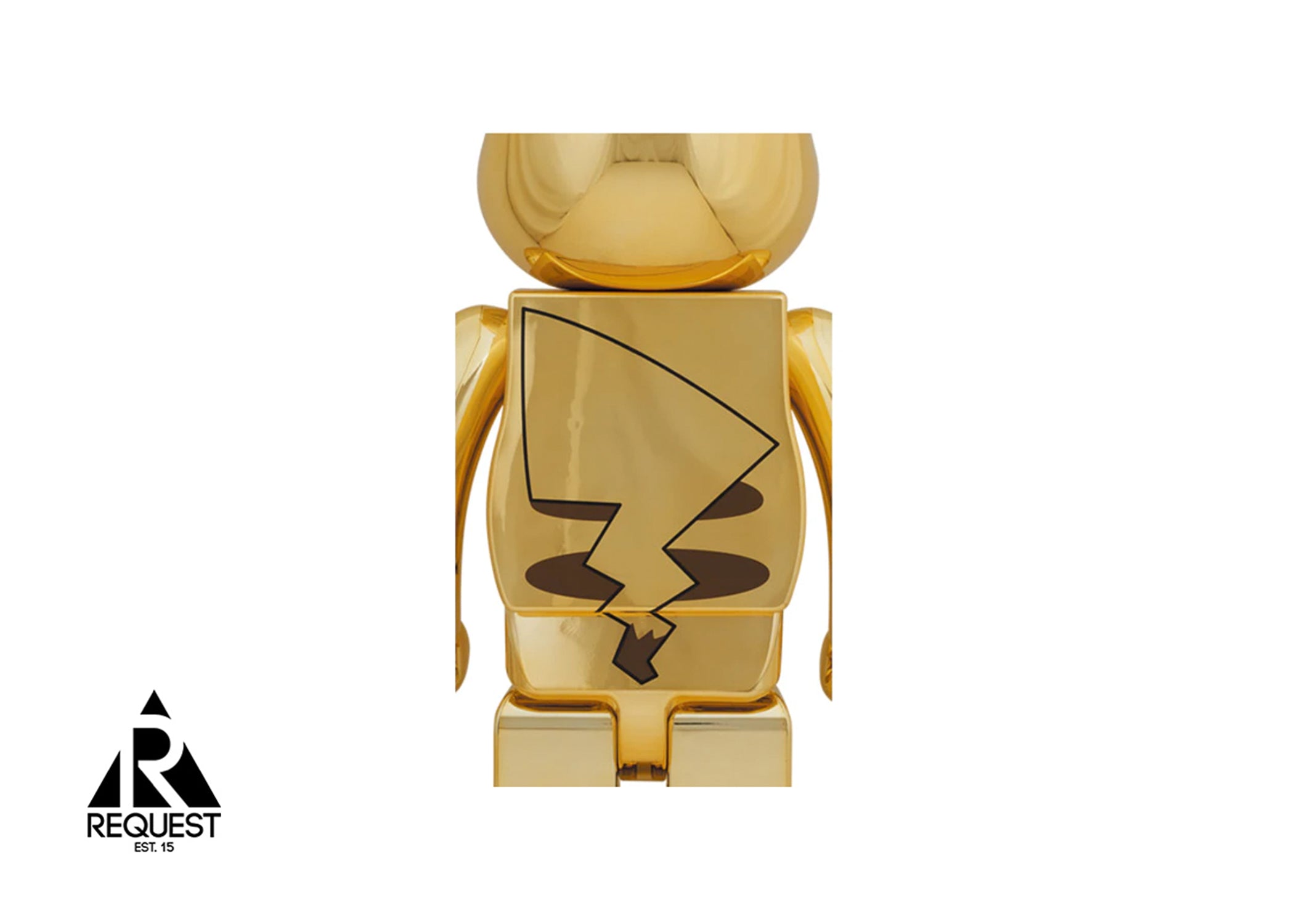 Medicom Be@rbrick 1000% "PIKACHU GOLD CHROME"