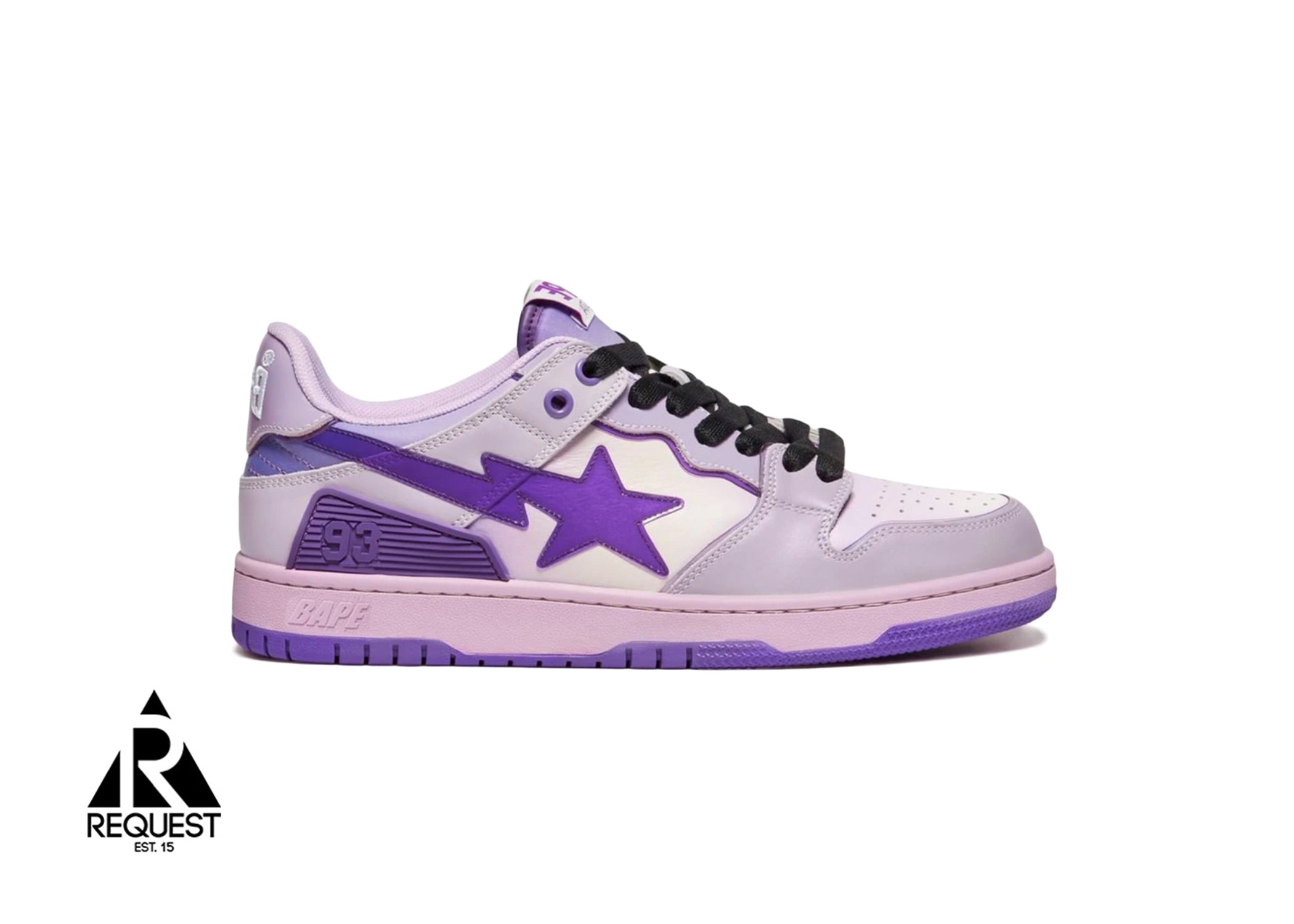 A Bathing Ape Bape SK8 Sta "Purple"