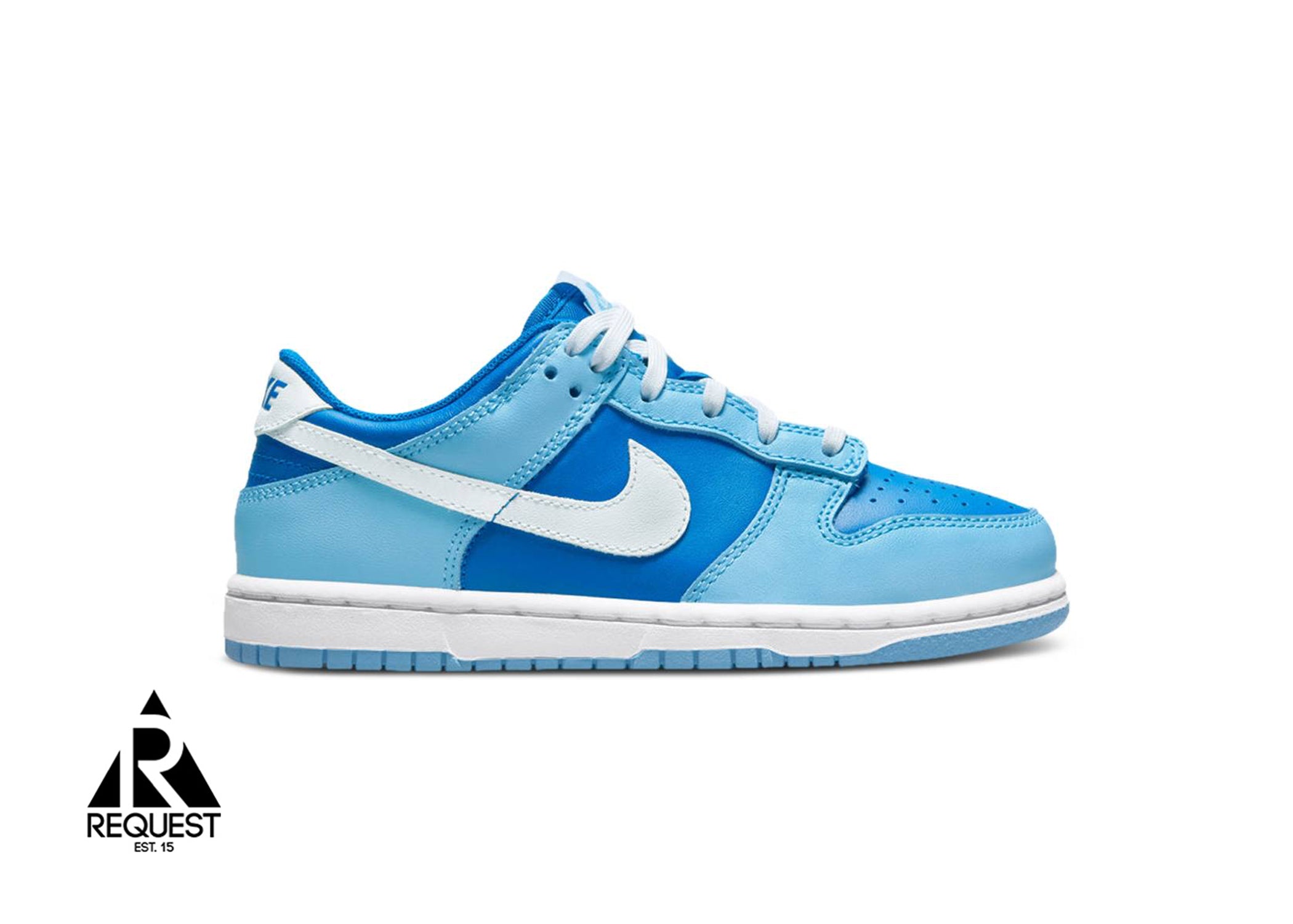 Nike Dunk Low Retro QS "Flash White Argon Blue Flash" (PS)