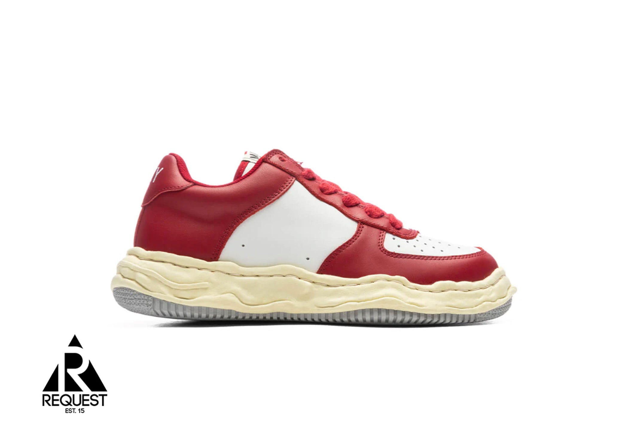 Mihara Yasuhiro Wayne Leather Low "Vintage Sole Red"