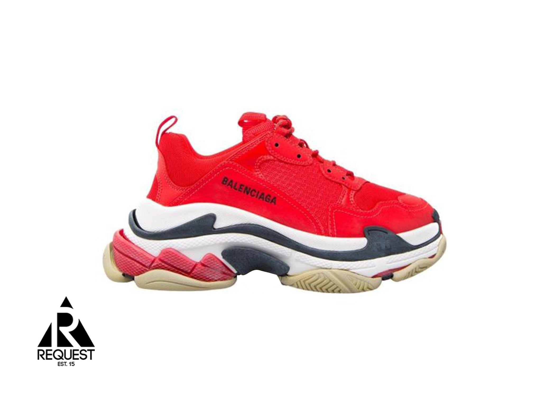 Balenciaga Triple S “Red & White”