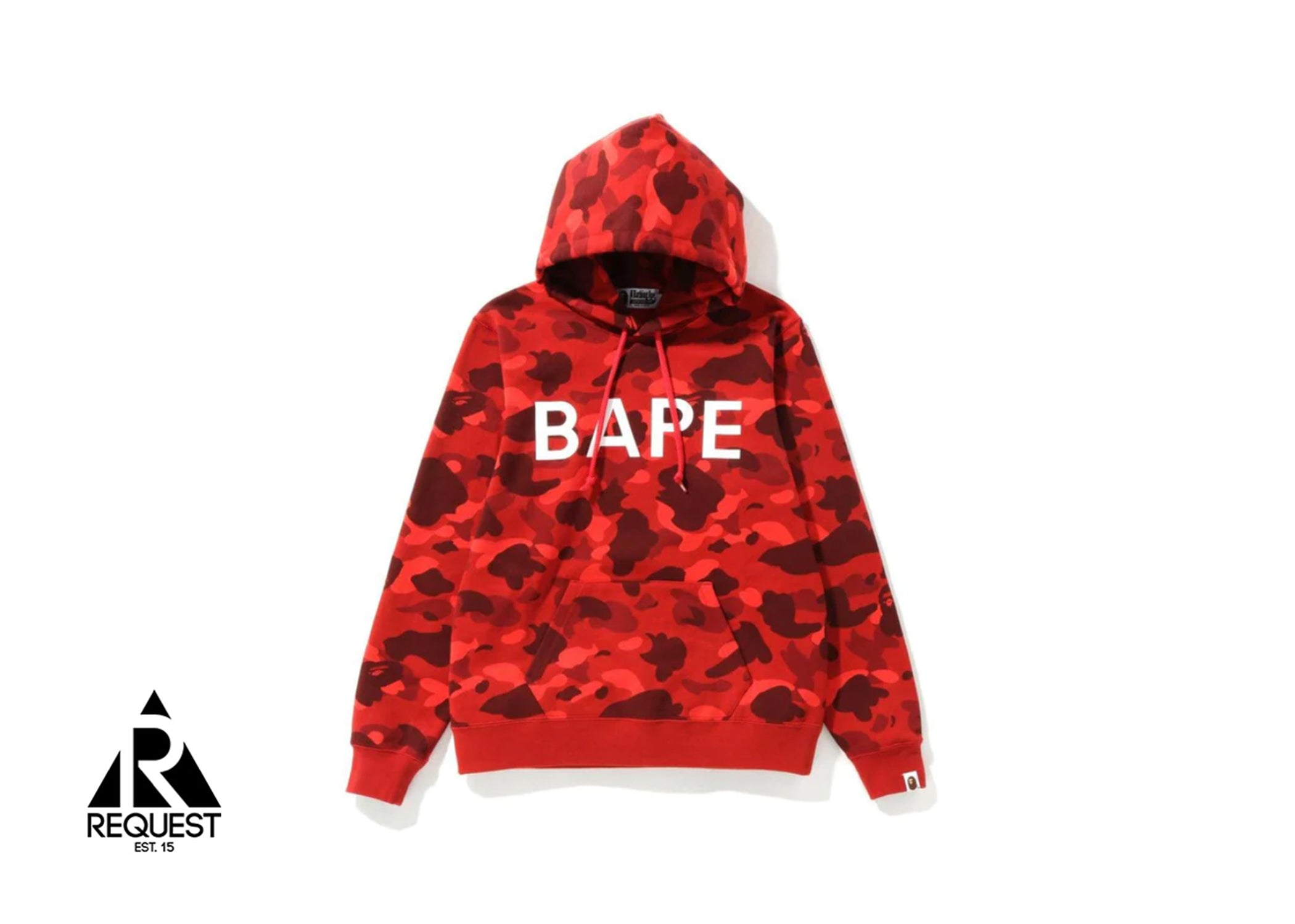 Bape All Over Camo Hoodie "Red"
