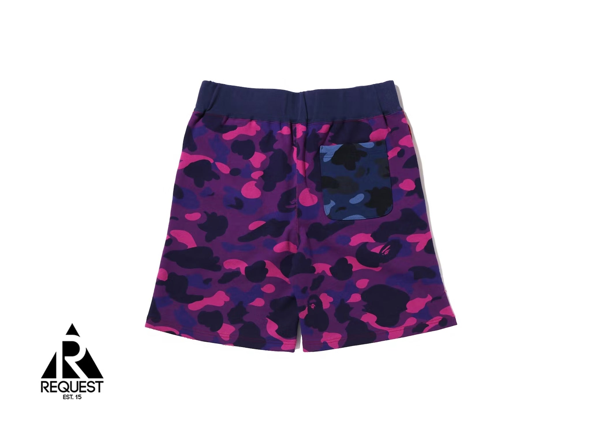 A Bathing Ape Crazy Camo Shark Shorts "Red"