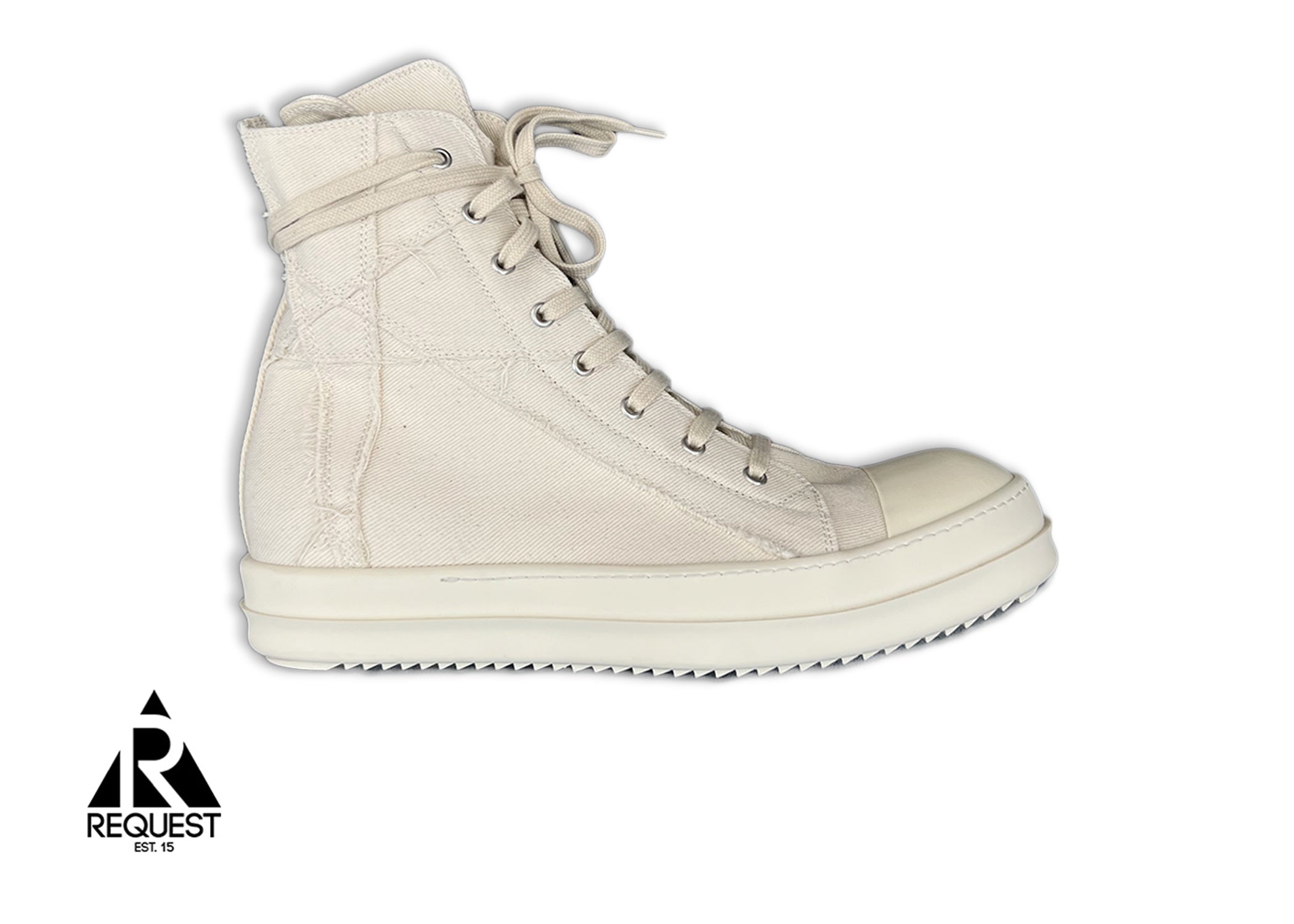 Rick Owen DRSHDW High Pentagram Sneaks "Natural Milk"