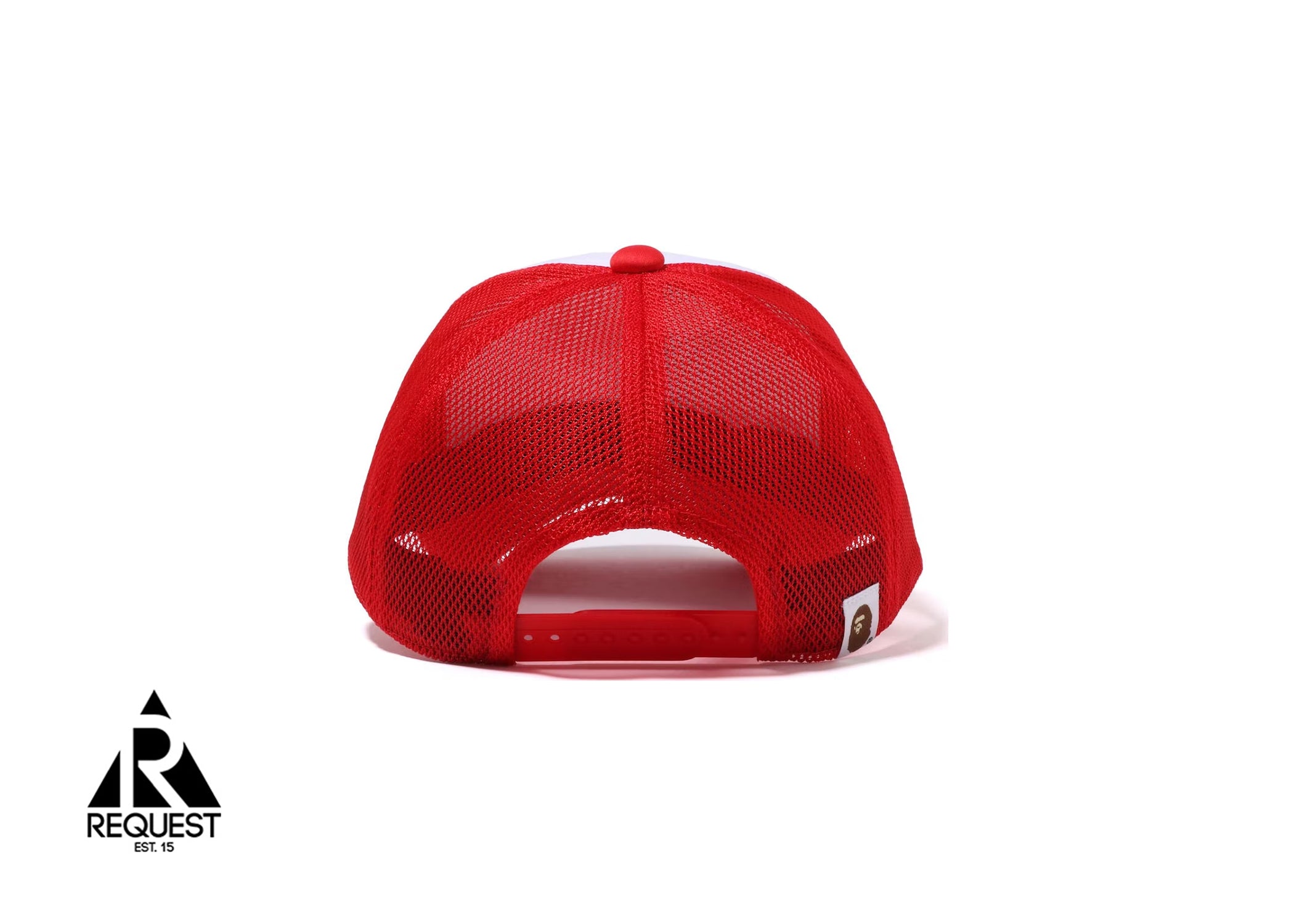 A Bathing Ape Bape Trucker Hat "Red"