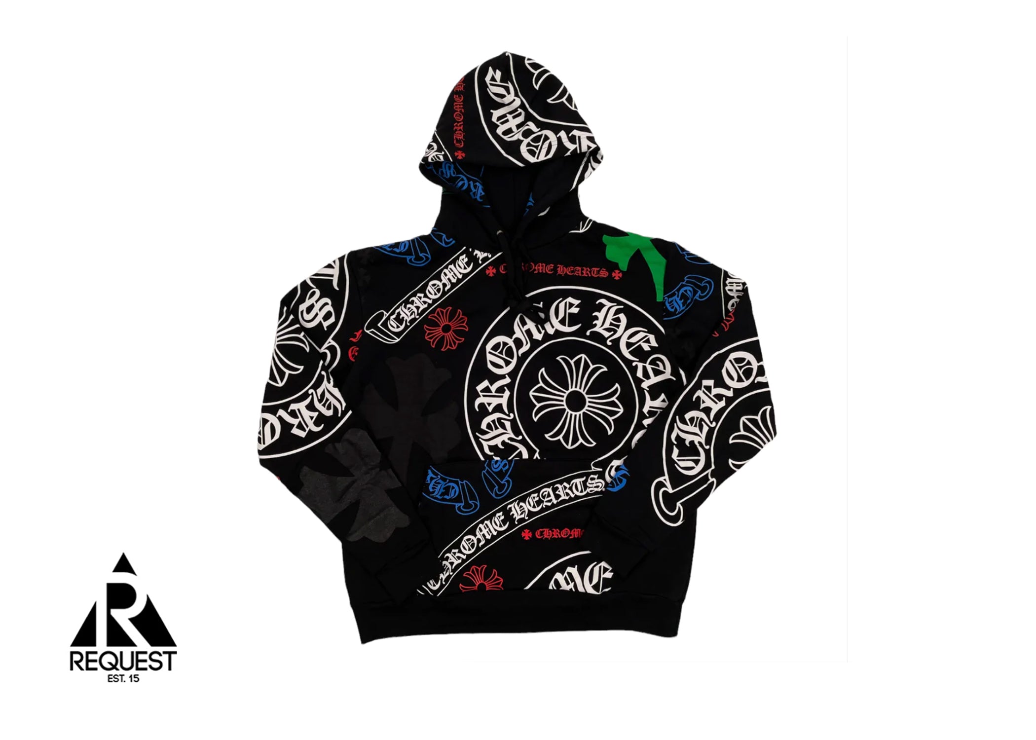 Chrome Hearts Stencil Hoodie "Black"