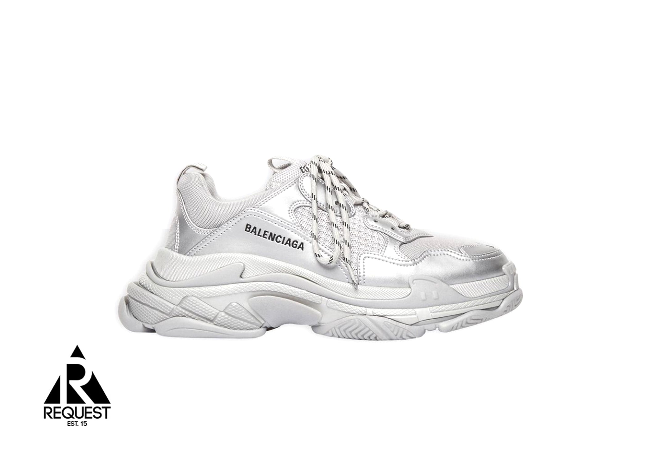 Balenciaga Triple S “Silver Metallic”