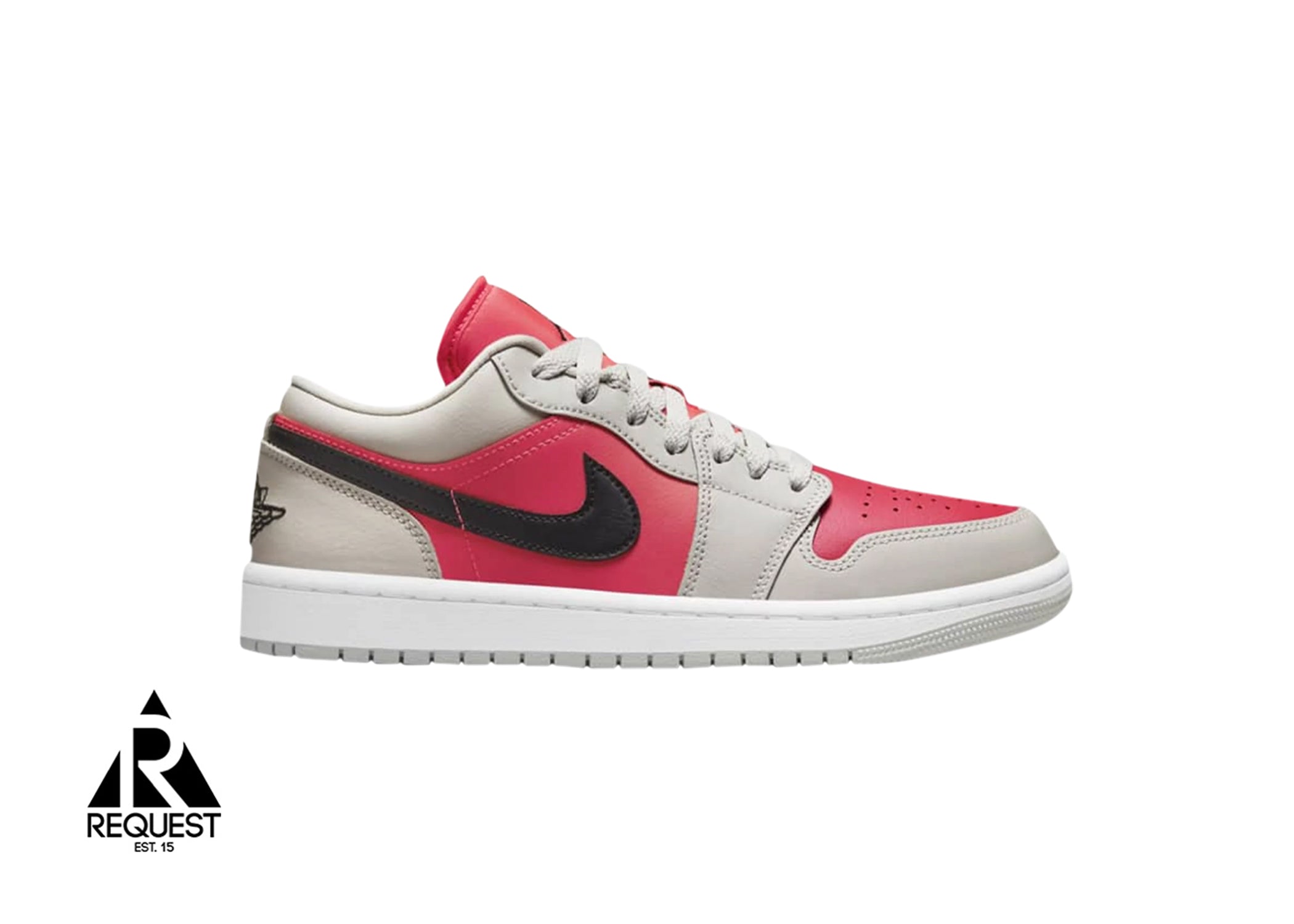 Air Jordan 1 Low “Light Iron Ore Siren Red”