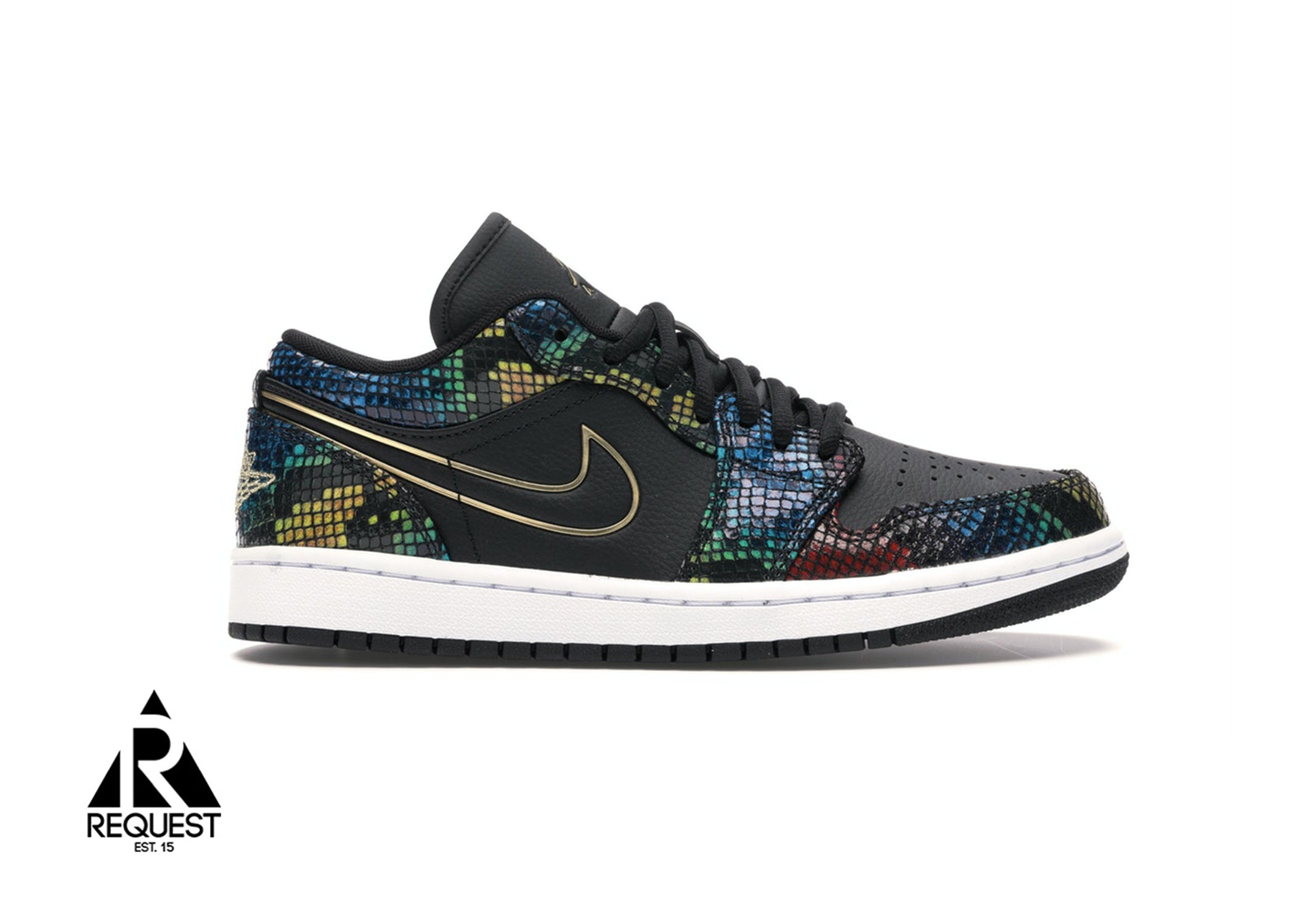 Air Jordan 1 Retro Low "Multicolored Snakeskin"