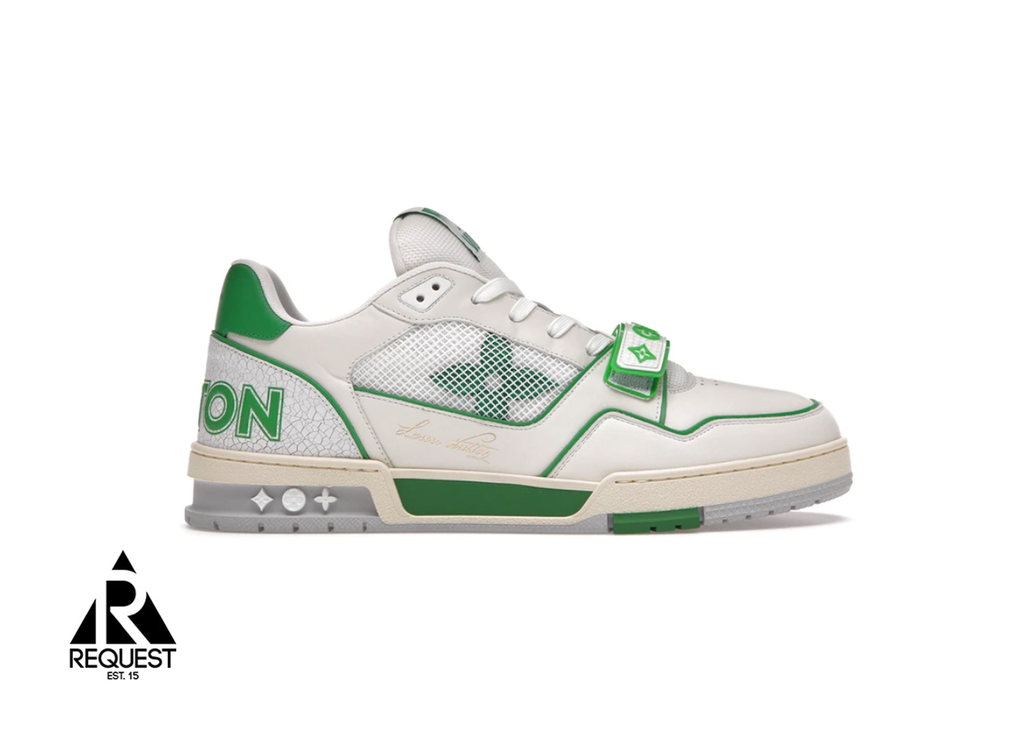 Louis Vuitton LV Trainer Sneaker Green. Size 10.5