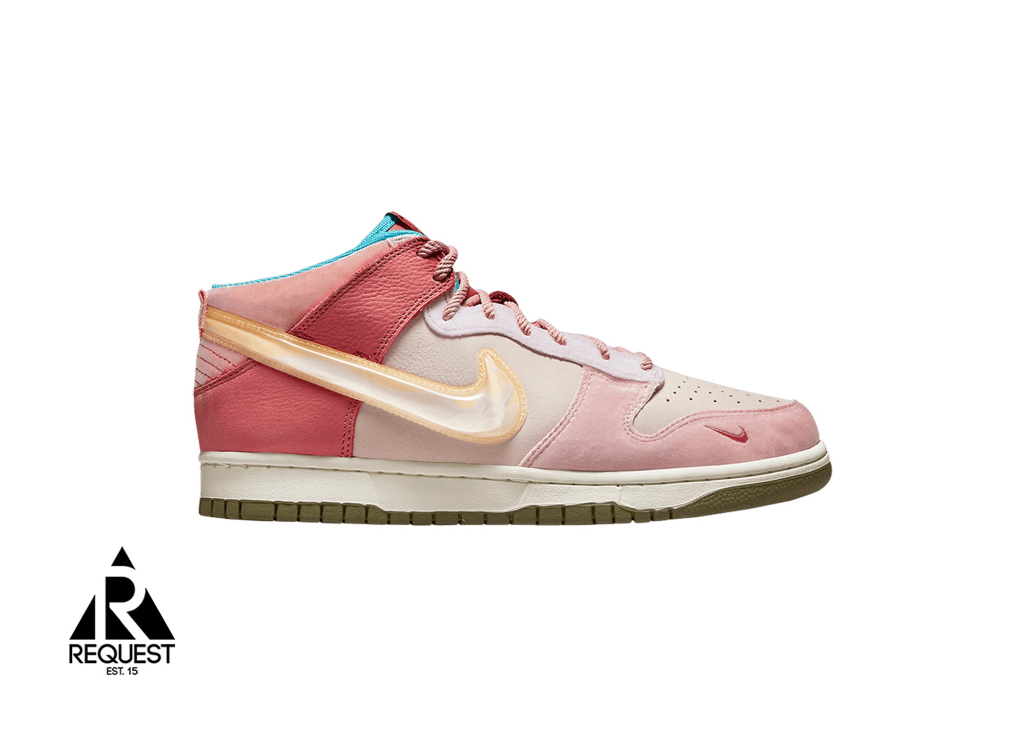 Nike Dunk Mid Social Status “Free Lunch Strawberry Milk”