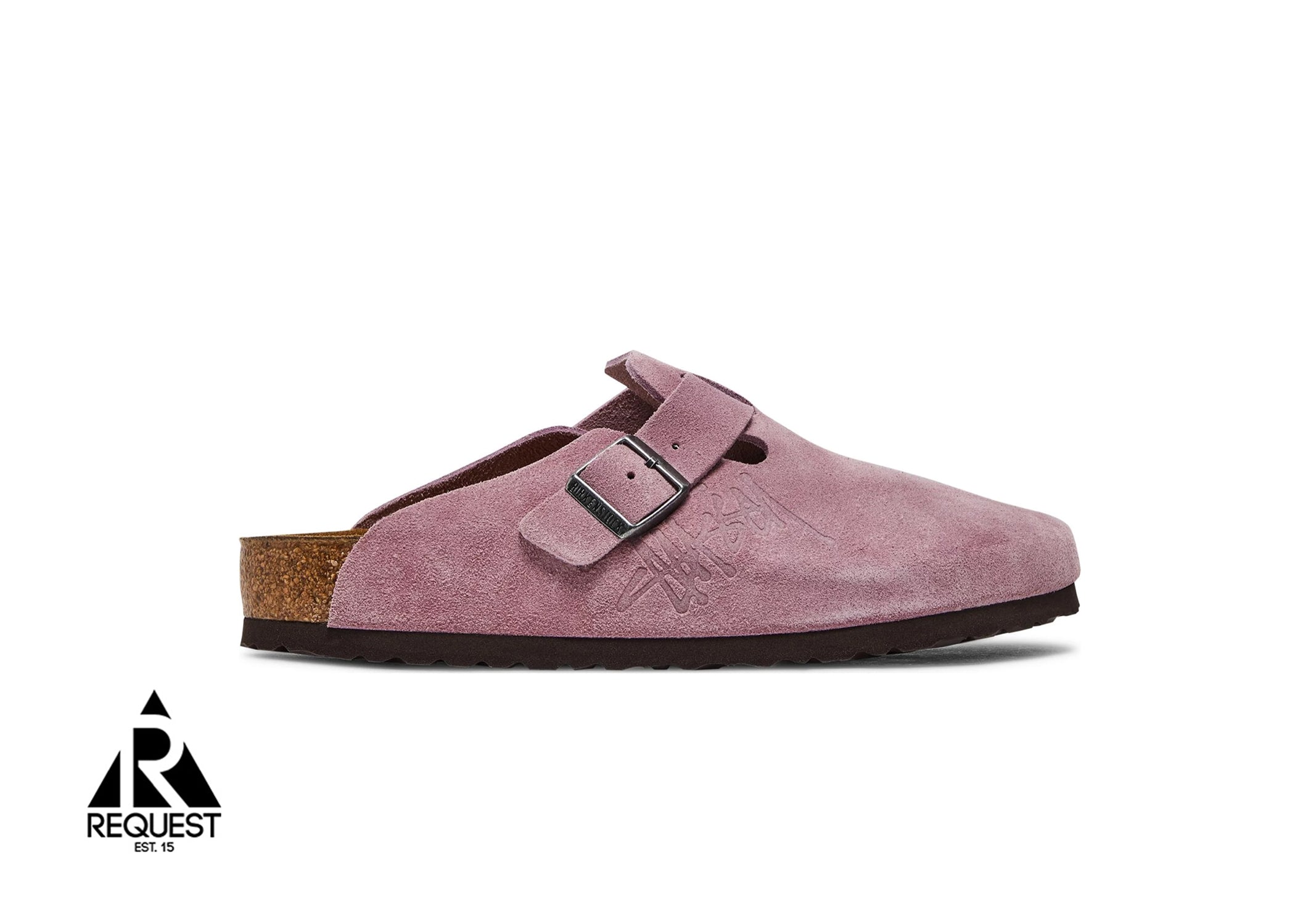 Birkenstock Boston Clog Stussy "Dusty Pink"