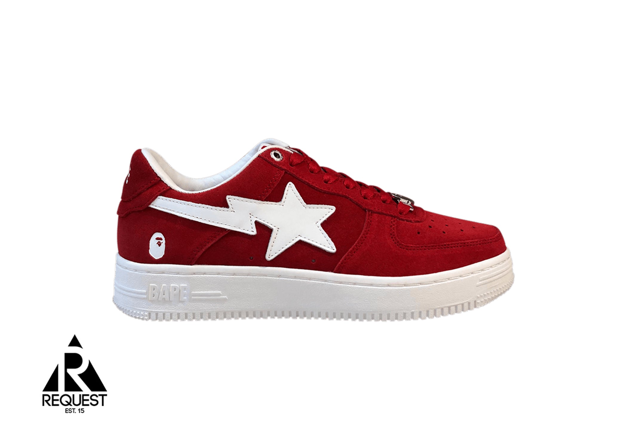 Bapesta Low “Red Suede”