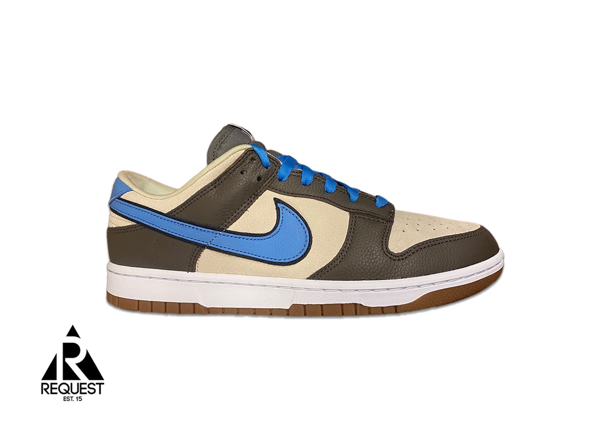 Nike ID Dunk Low "Blue Brown Gum Bottom"