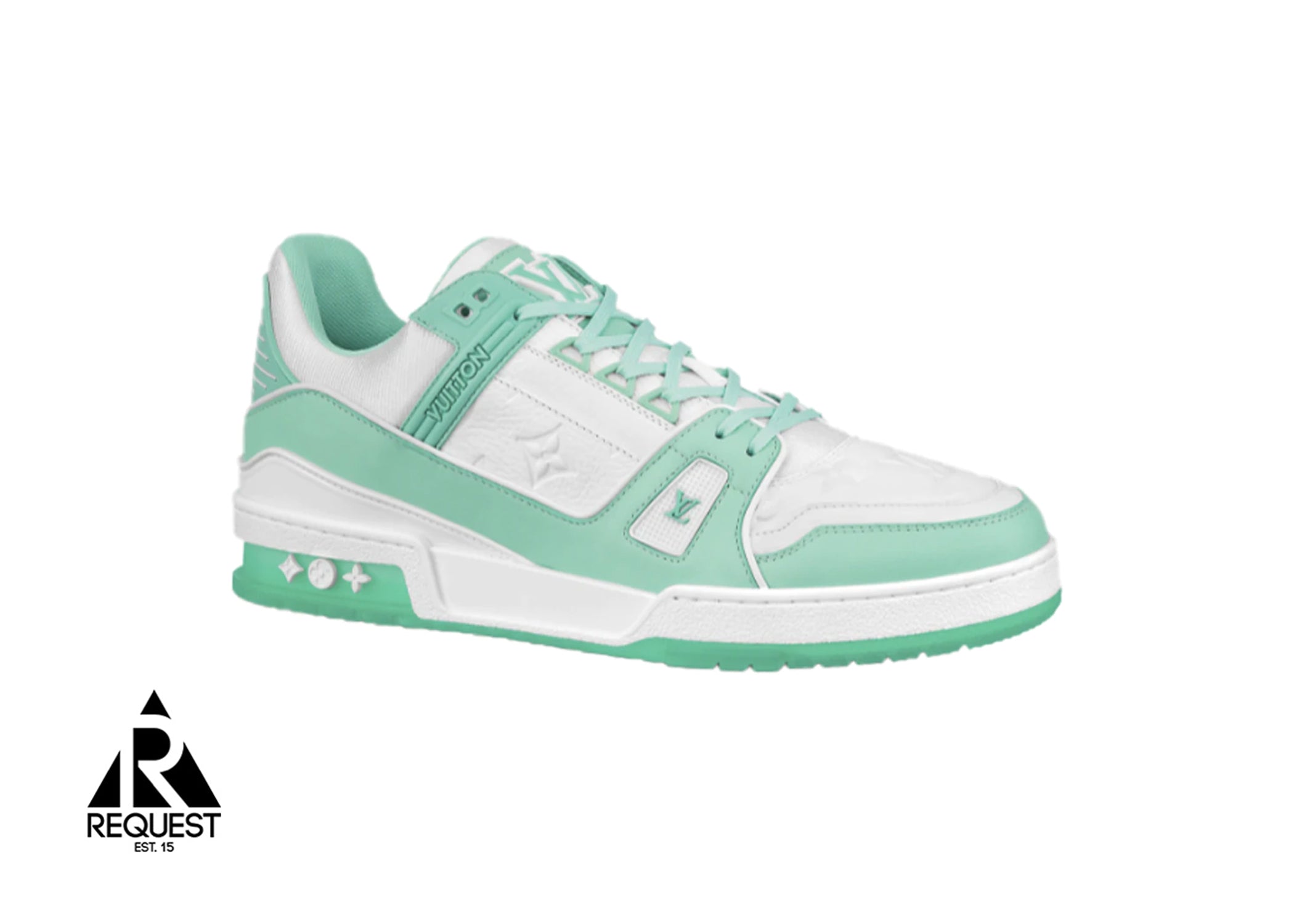 Louis Vuitton Trainer Low “Teal White”