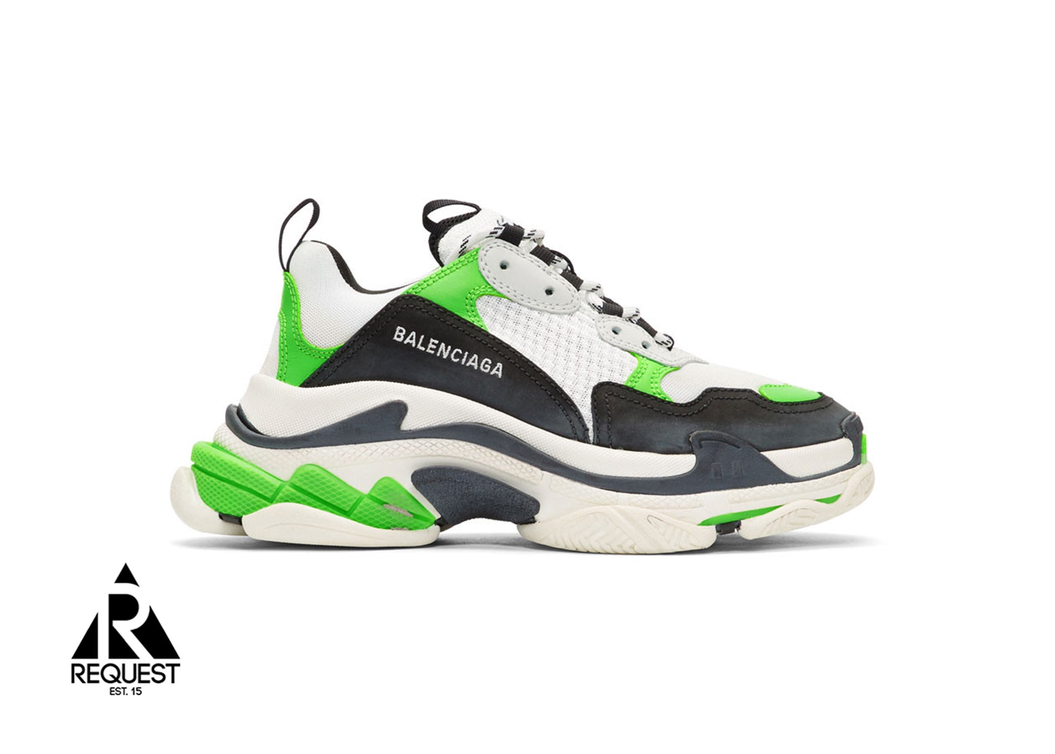 Balenciaga Triple S “Green & White”