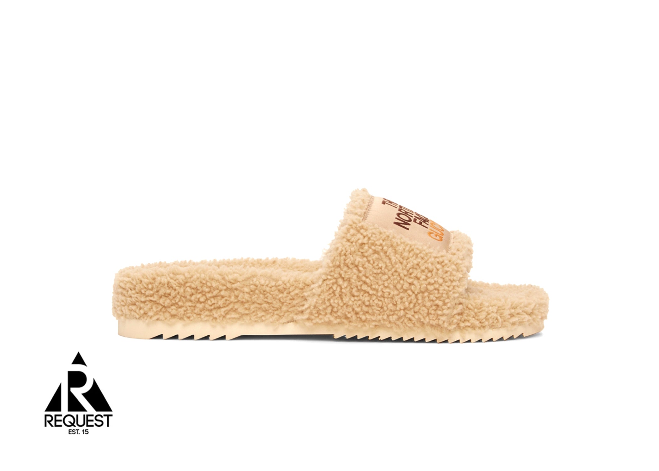 Gucci x The North Face GG Slide "Beige Merino Wool"