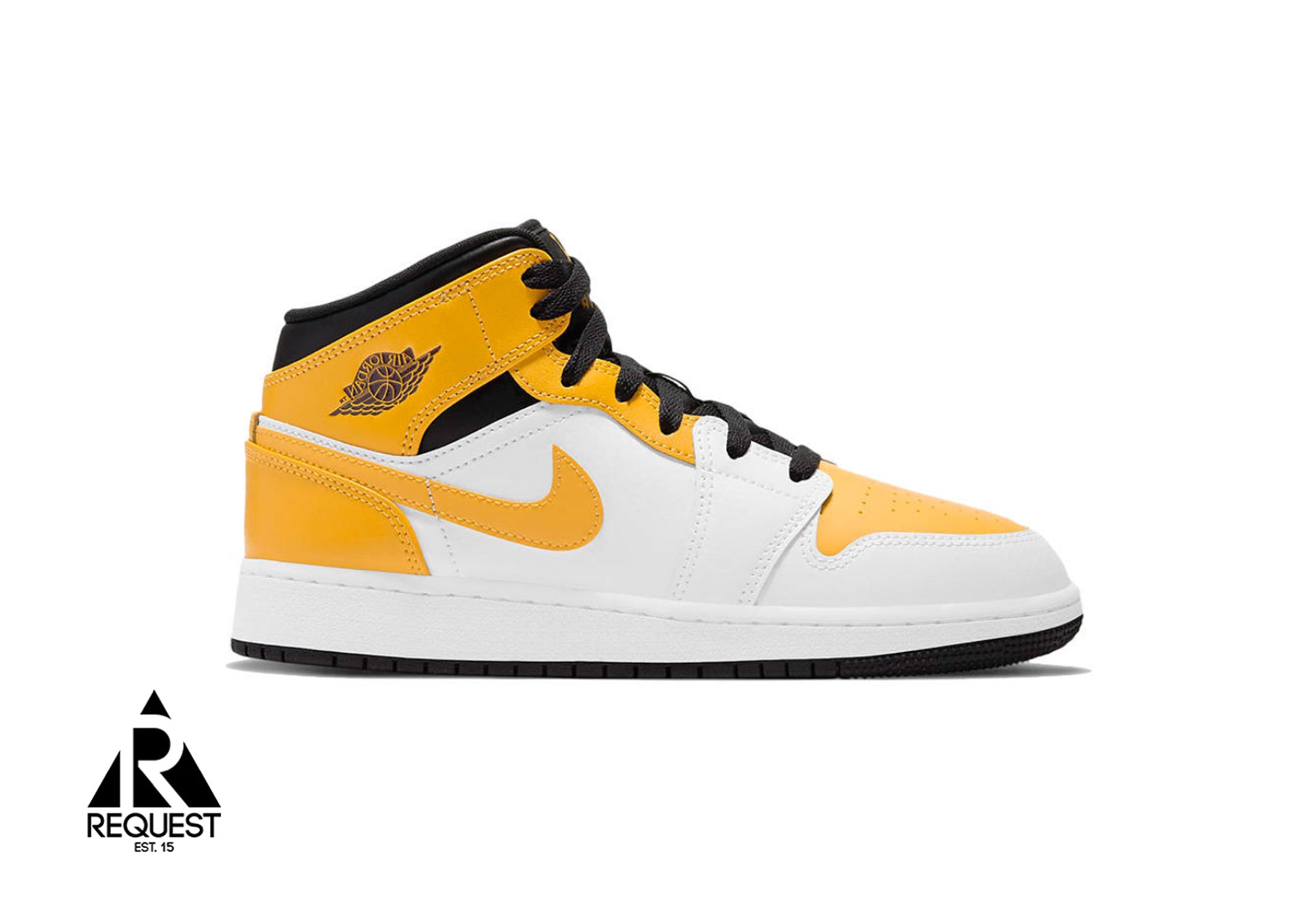 Air Jordan 1 Retro Mid “University Gold Black”