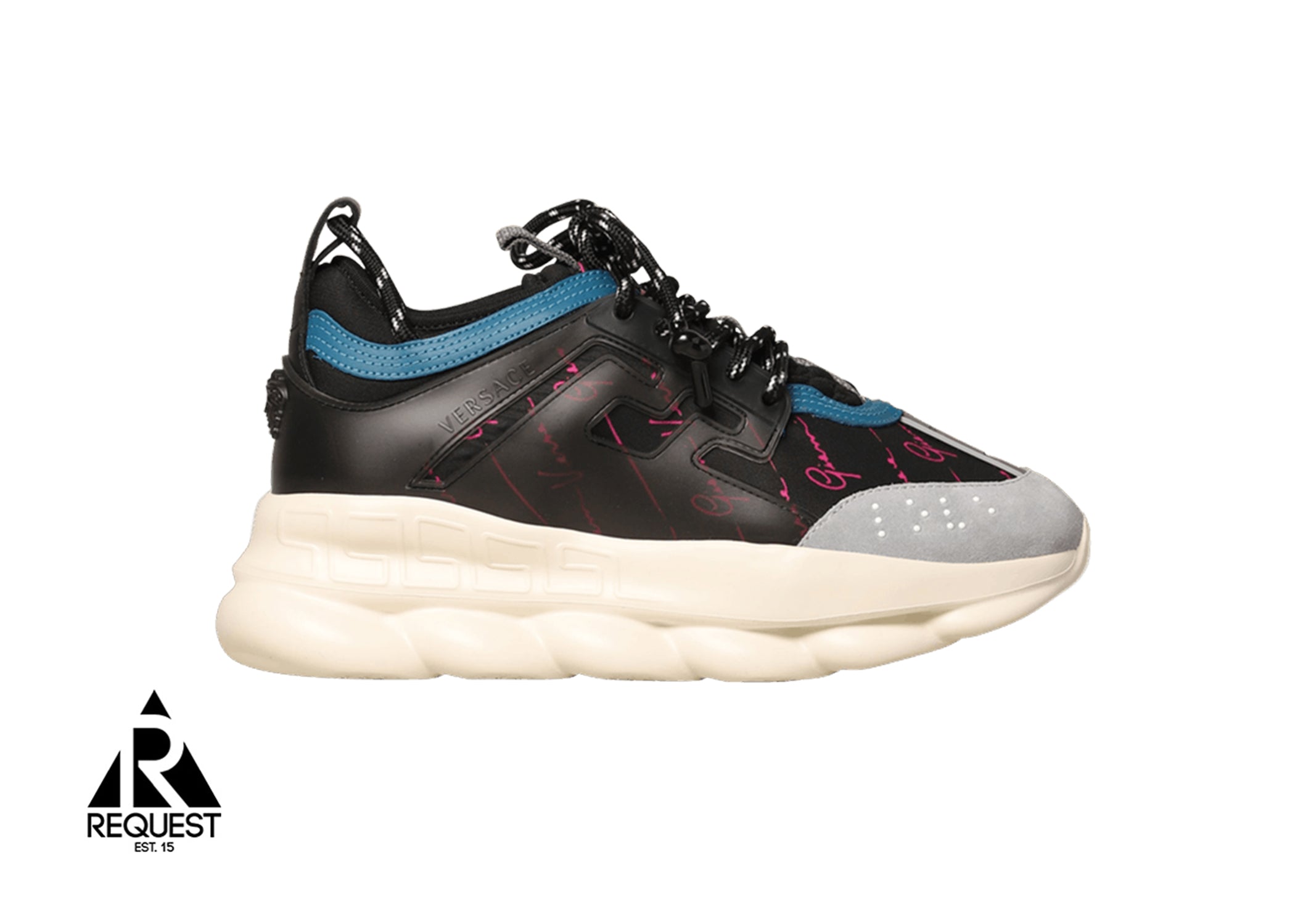 Versace Chain React “Black Fuchsia Signature”