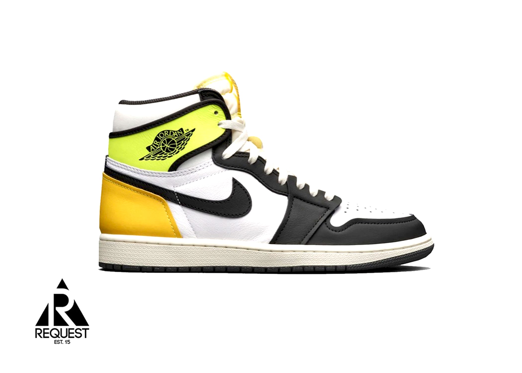 Air Jordan 1 Retro “White Black Volt University Gold”