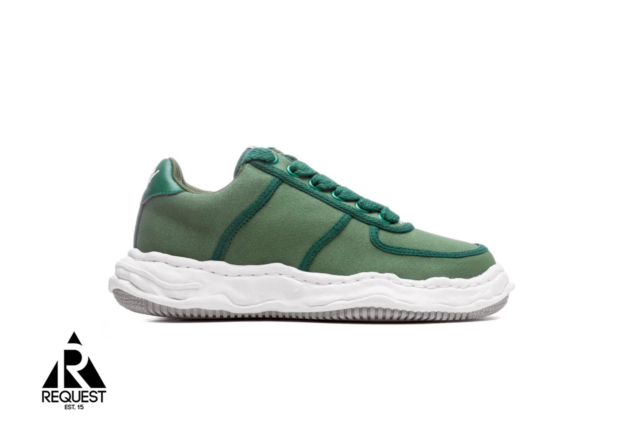 Mihara Yasuhiro Wayne Canvas Low Top "Olive"