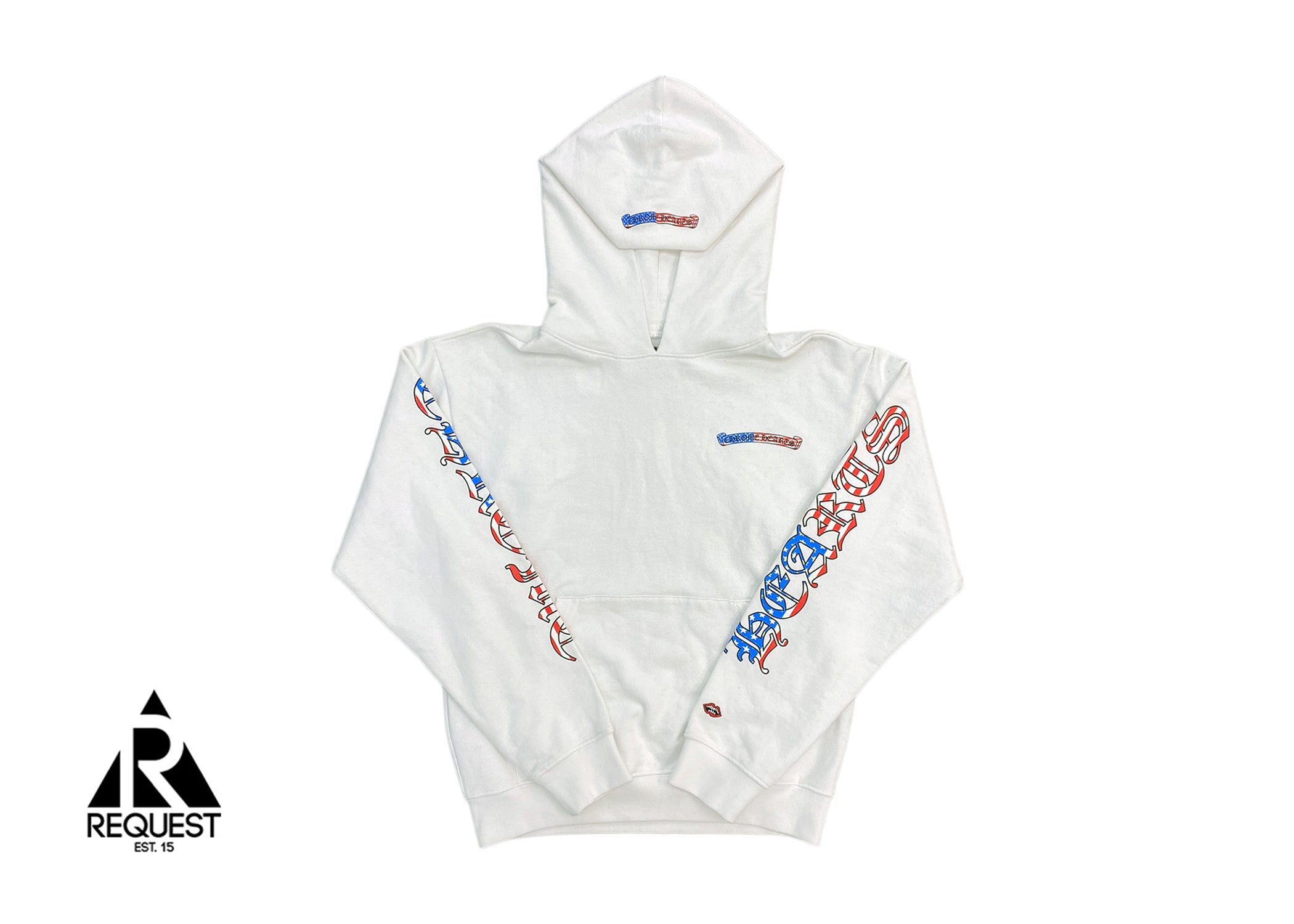 Chrome Hearts Matty Boy America Hoodie "White"