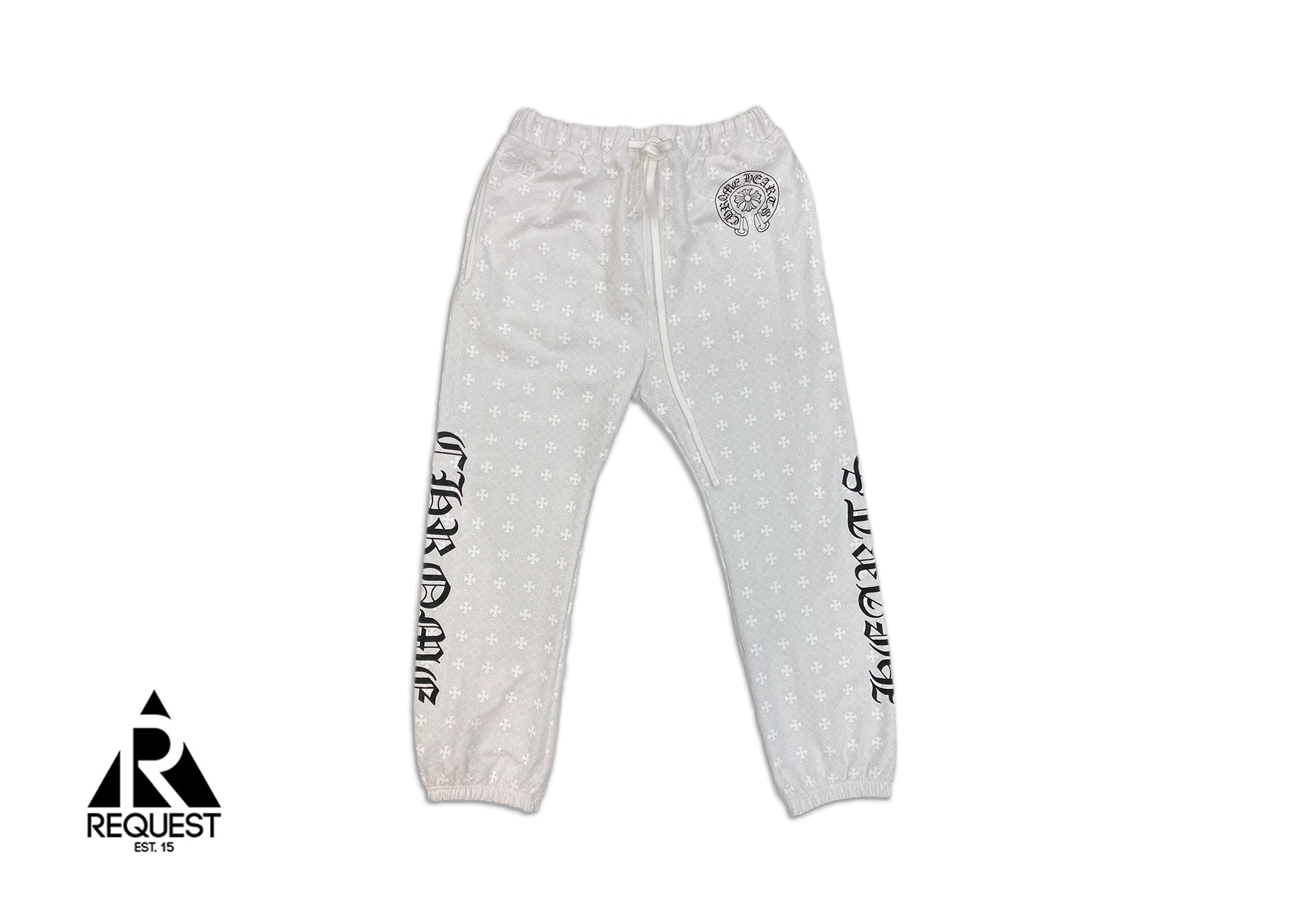 Chrome Hearts Motif Sweatpants "White"