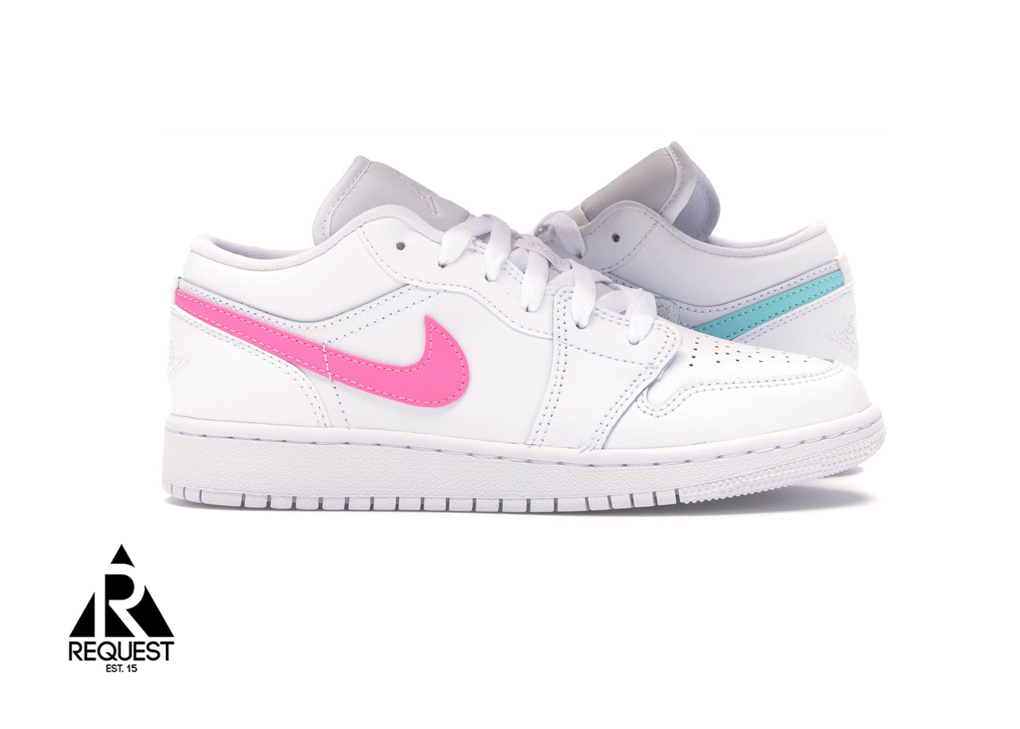 Air Jordan 1 Retro Low” White Neon"