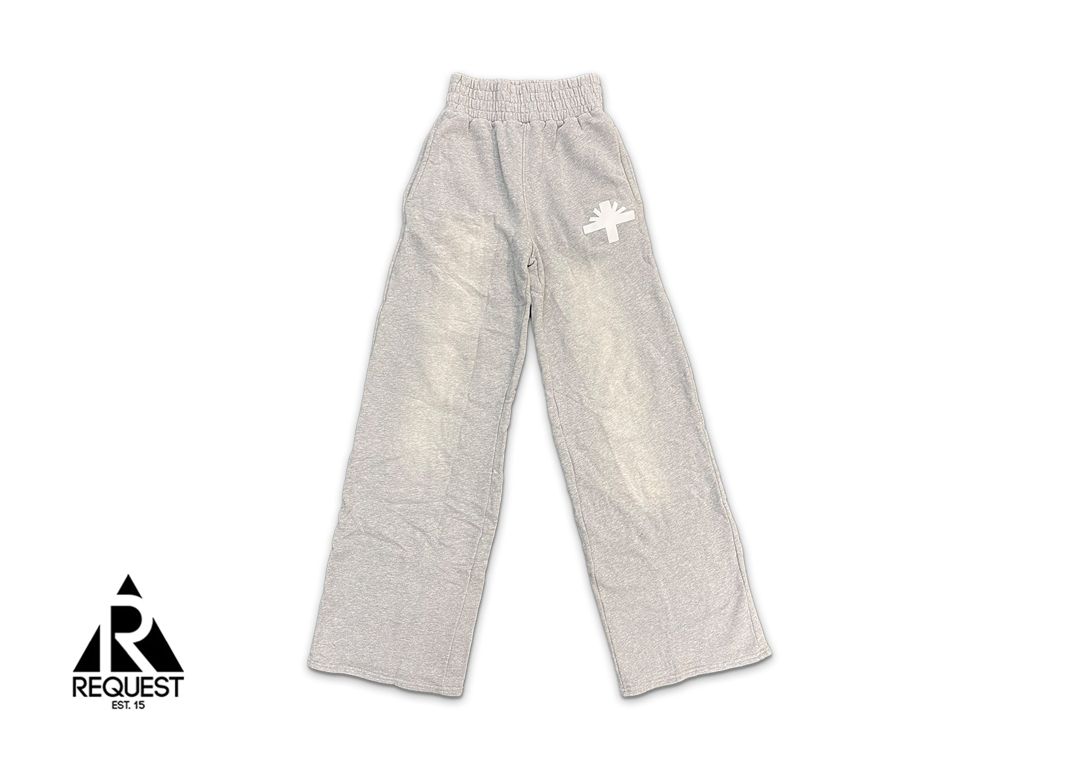 Vertabrae Wide Leg Sweatpants "Grey"