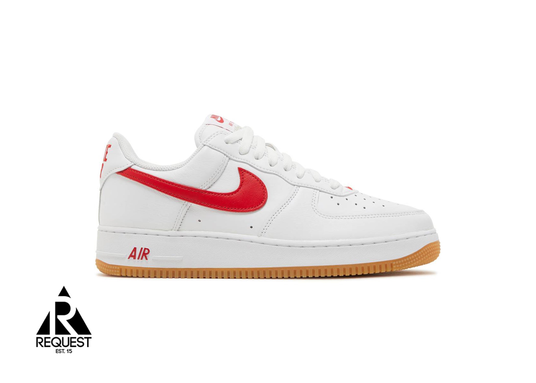 Nike Air Force 1 Low "Color of the Month White University Red"