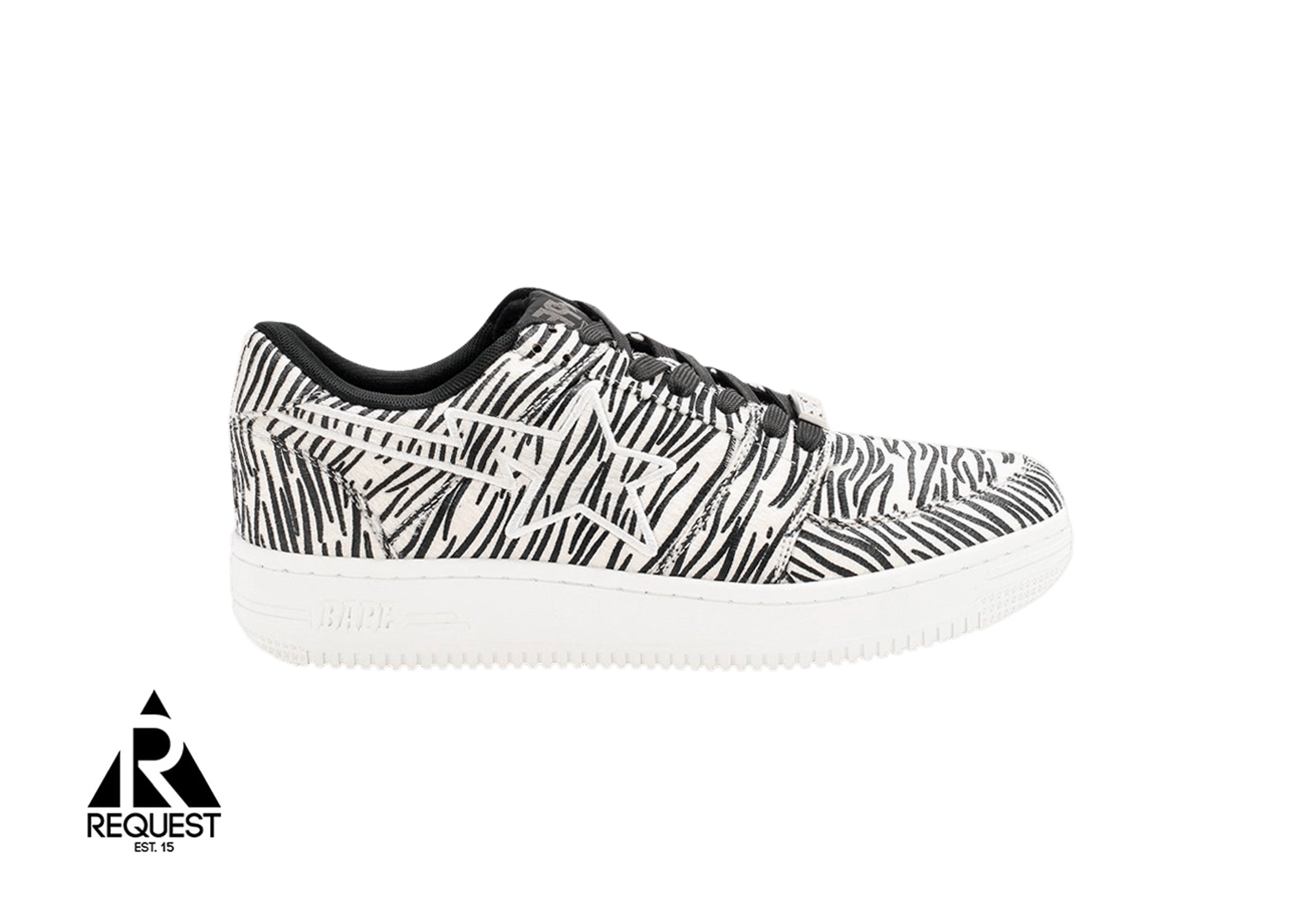 A Bathing Ape Bapesta "Zebra"