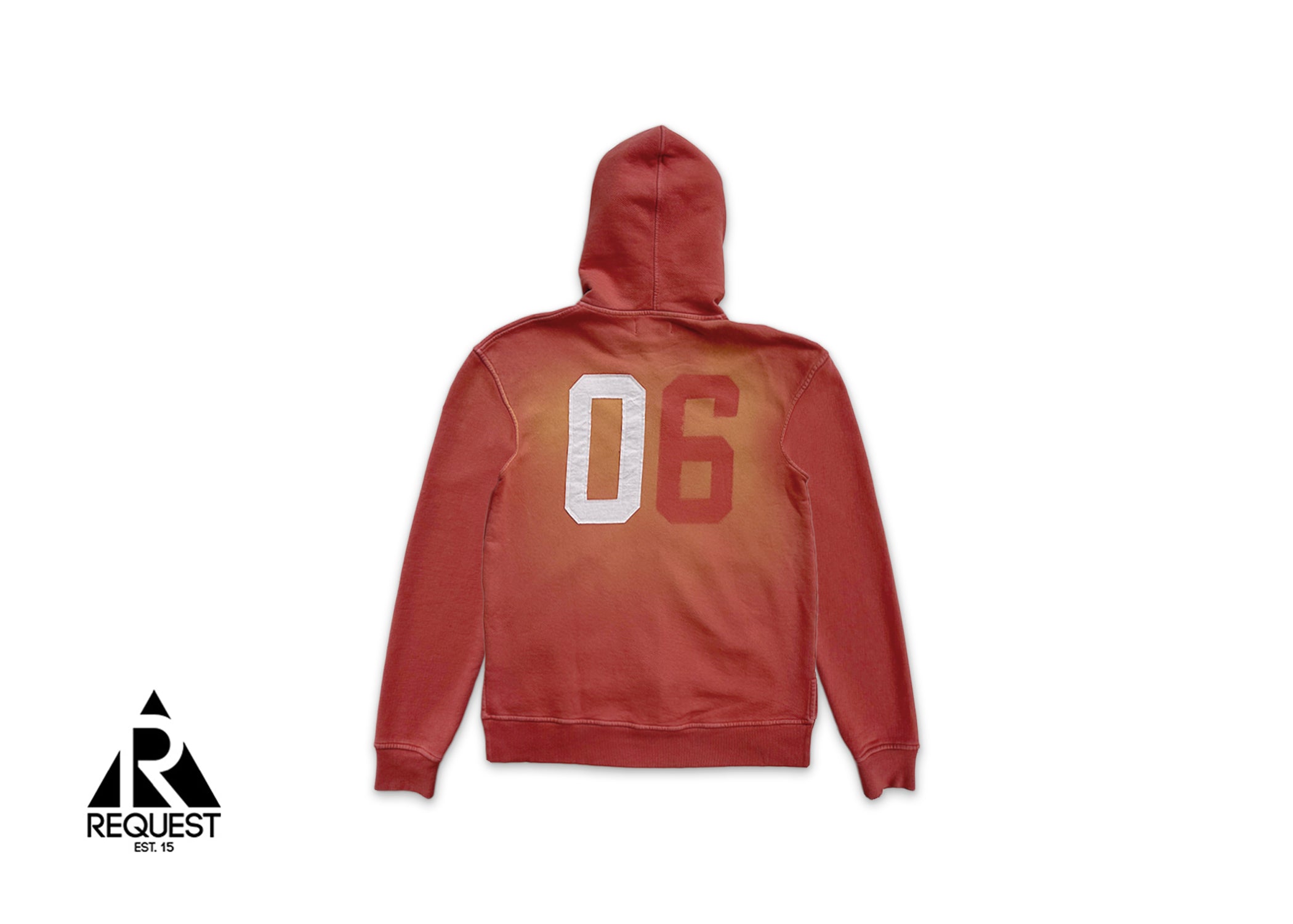 Philip Zip Up Hoodie "Aged Red"