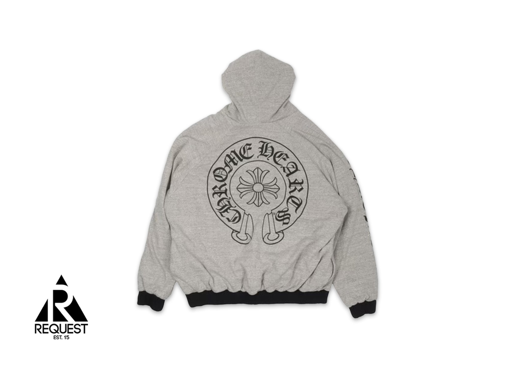 Chrome Hearts Motif Reversible Hooded Jacket "Black/Grey"