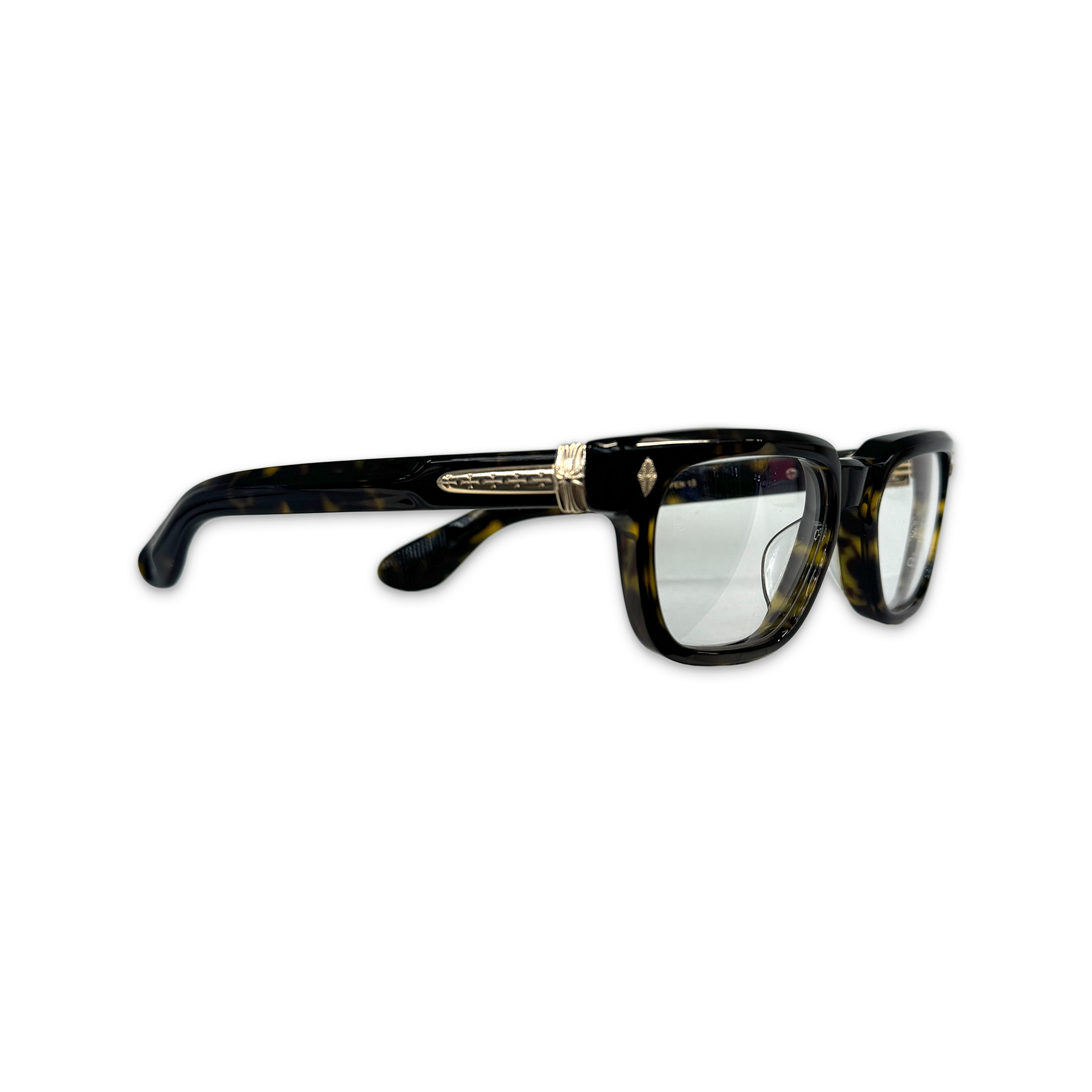 Chrome Hearts, Pen 15 Glasses "Tortoise/Gold"