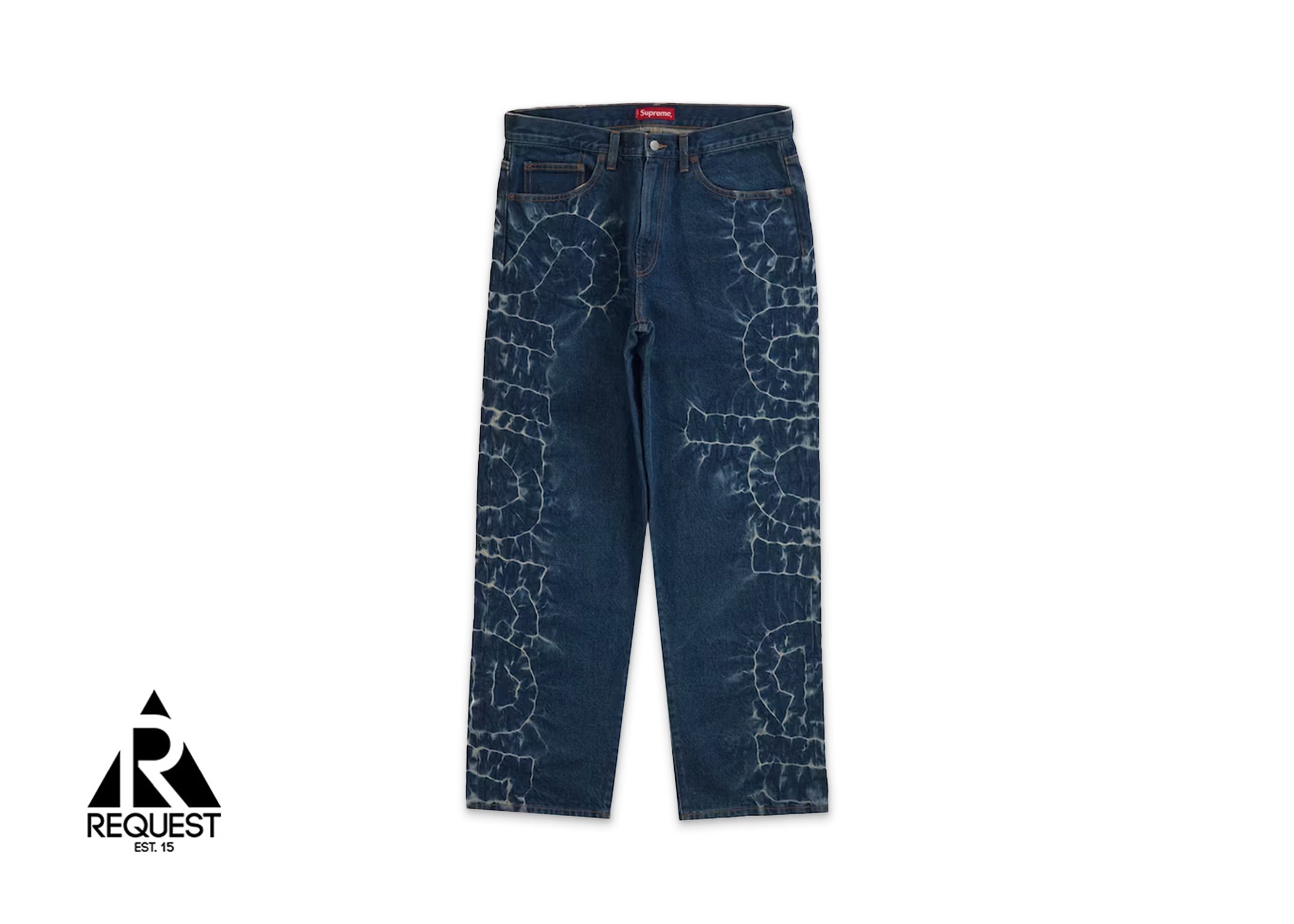 高品質特価Supreme Shibori Loose Fit Jean 32 価格交渉可能 パンツ