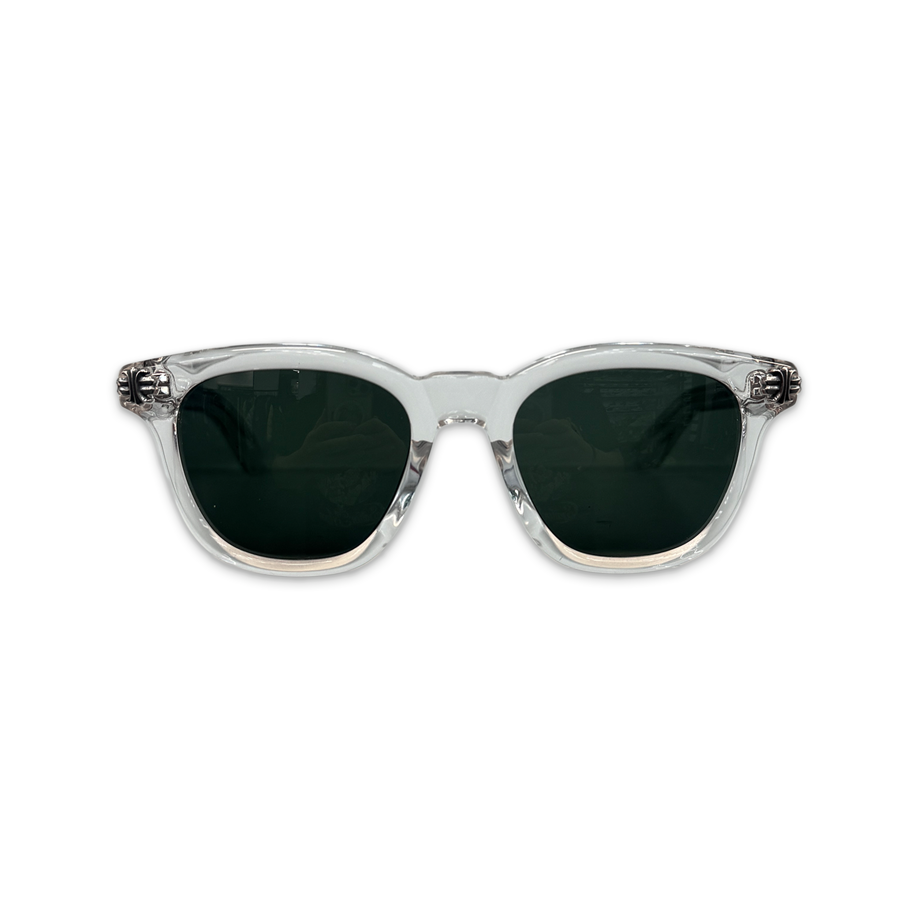 Chrome Hearts, Smoke Show Sunglasses "Clear/Silver"