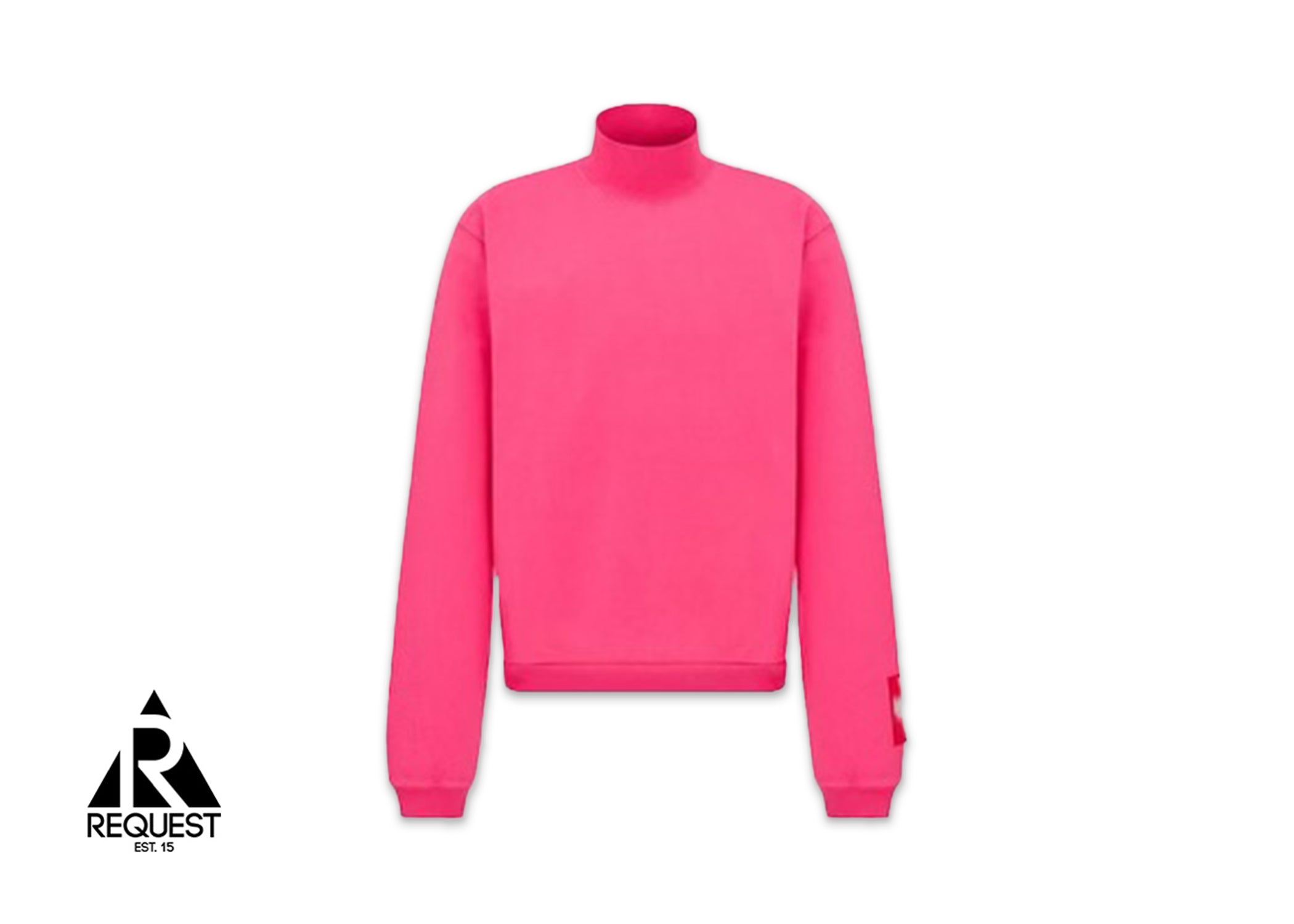 Dior x ERL Relaxed Fit Turtleneck Sweatshirt "Pink"