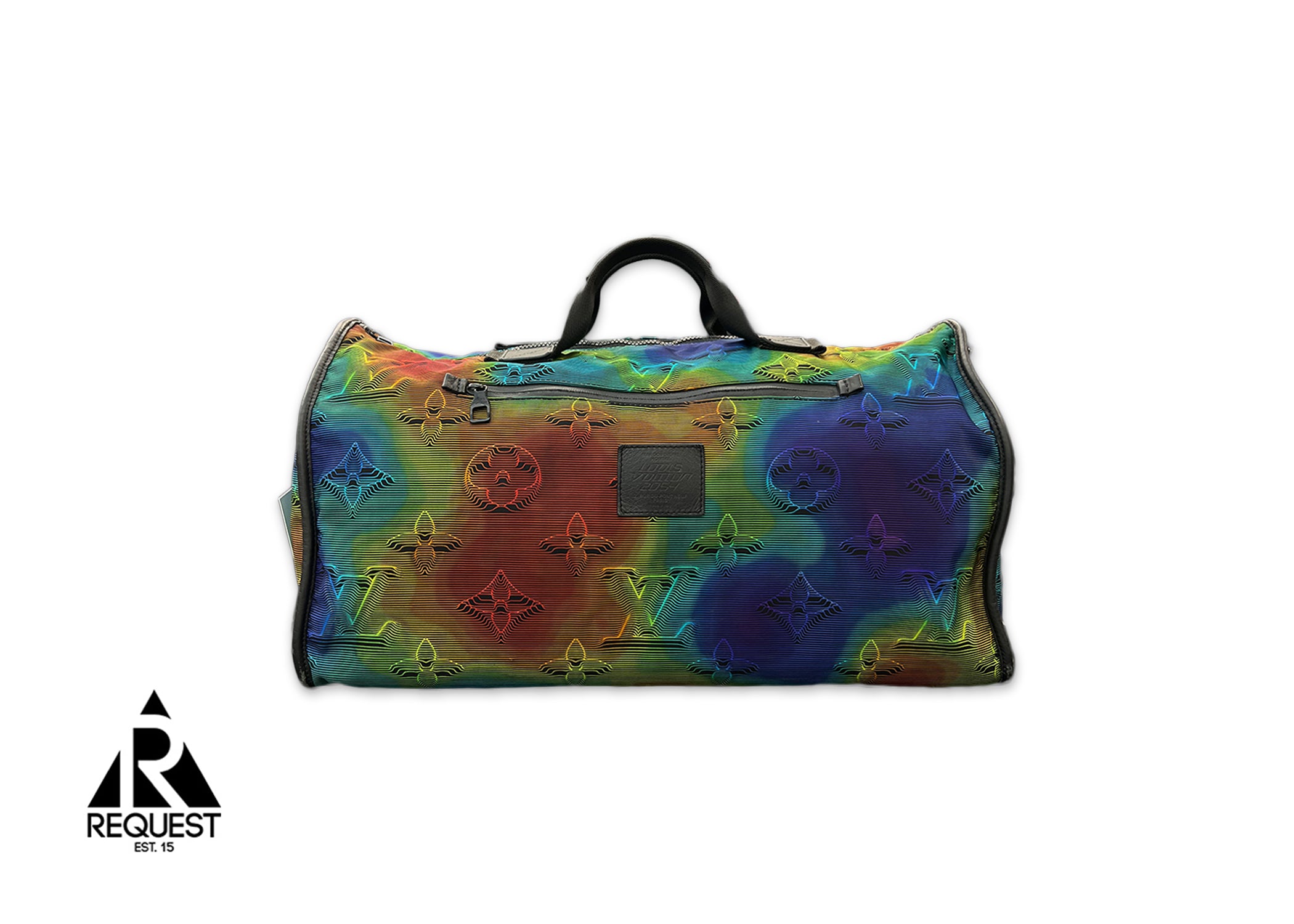 Nylon Reversible Keepall Bandouliere 50 "Multicolor Monogram 3D 2054"