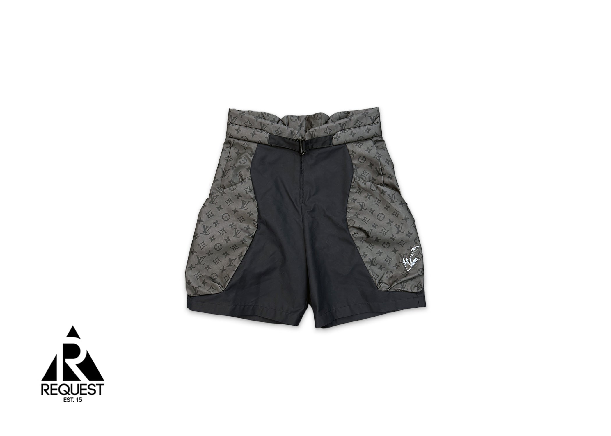 2054 Heat Reactive Padded Shorts "Black Monogram"