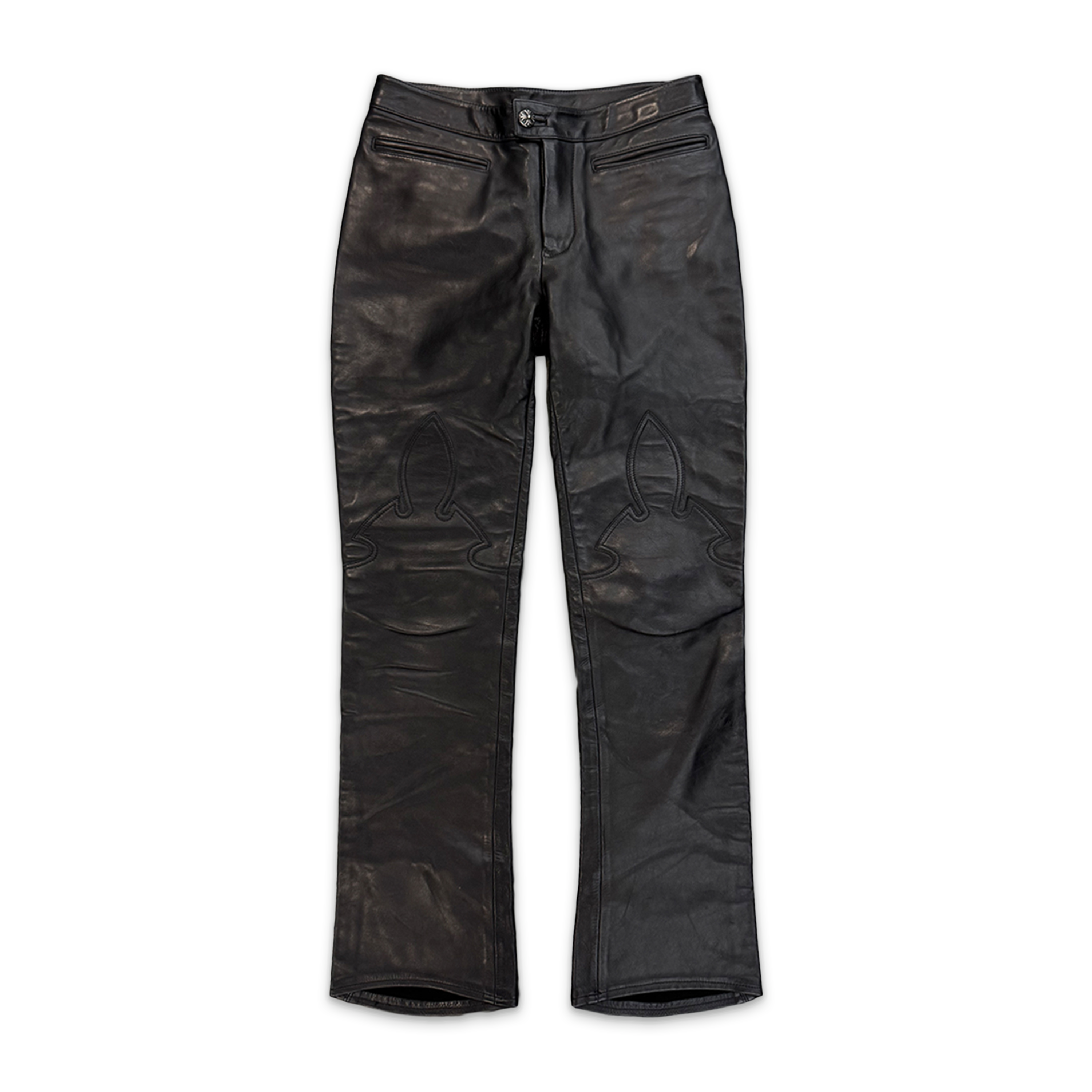 Le Fleur Leather Bootcut Pant "Black" (W)