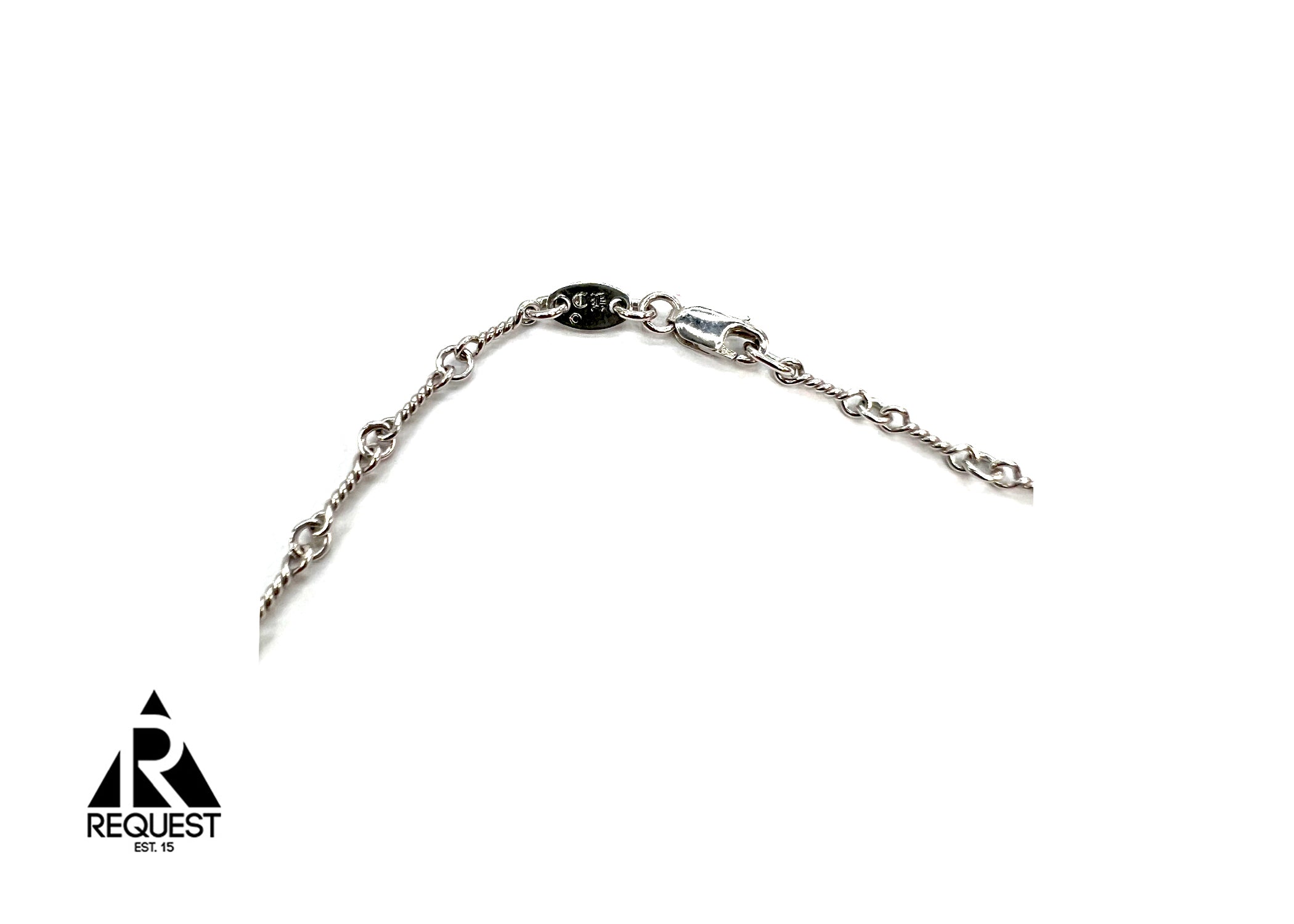 Chrome Hearts Twist Necklace "White Gold"