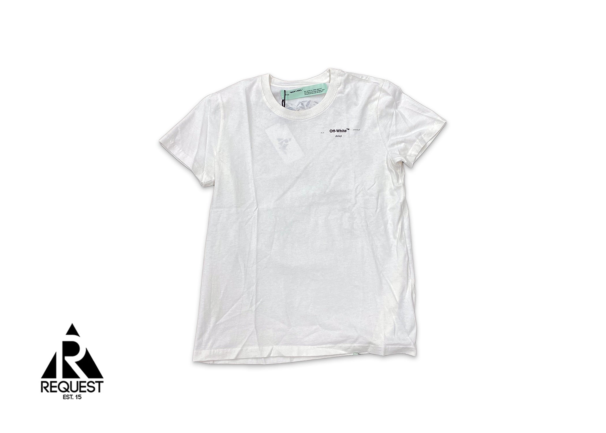 Off-White Leaves Casual Tee "White"