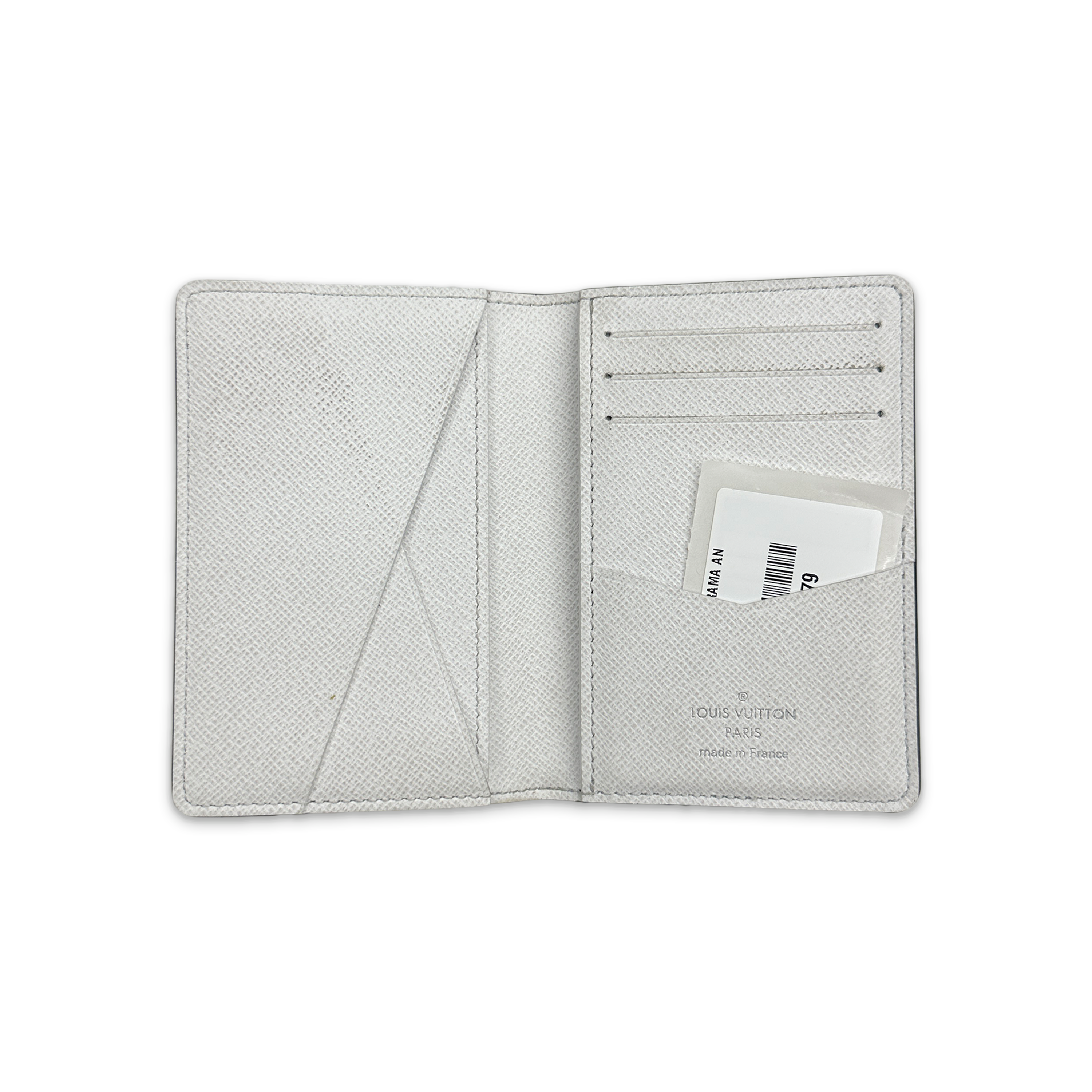 Monogram Pocket Organizer "White"