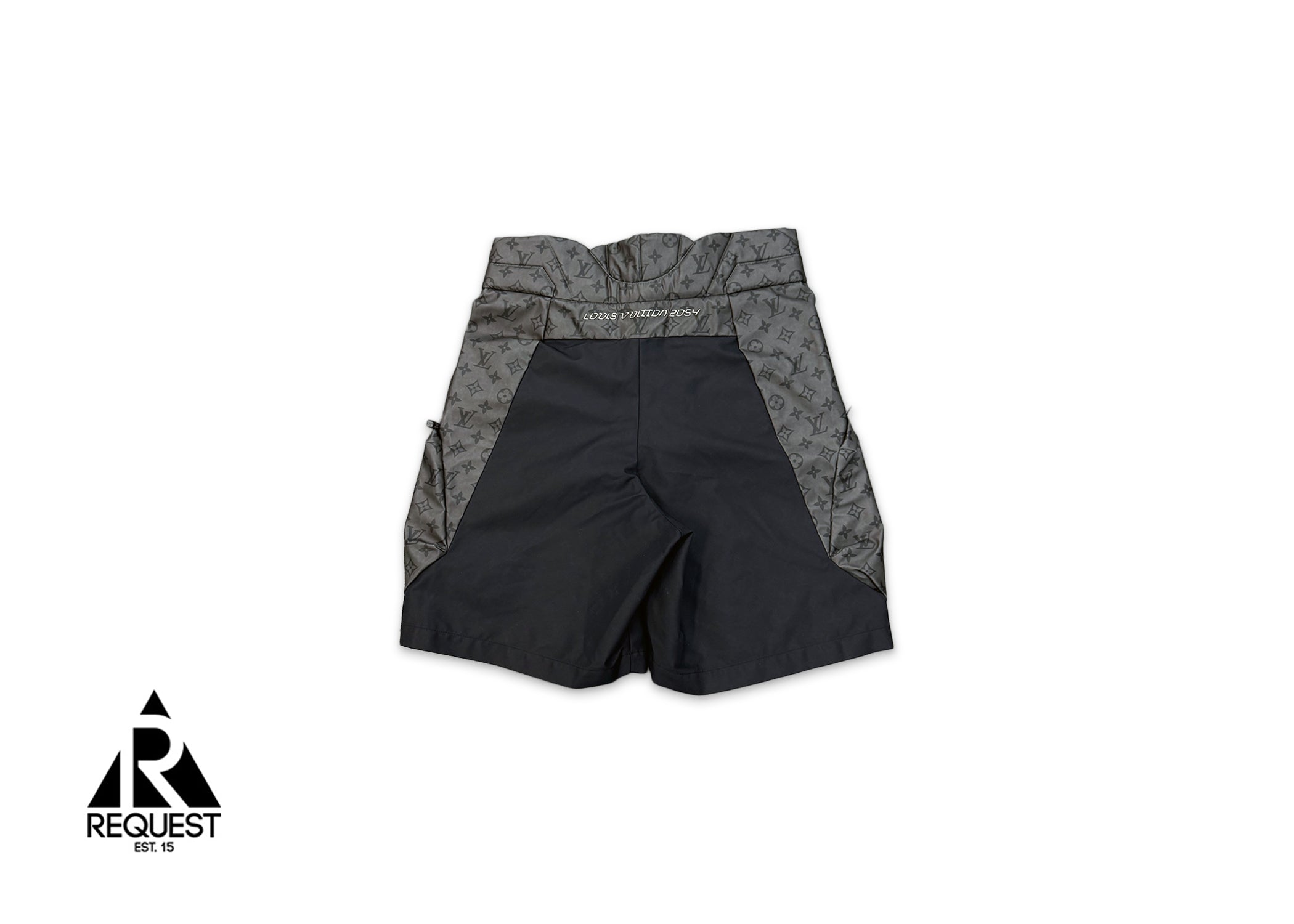 2054 Heat Reactive Padded Shorts "Black Monogram"