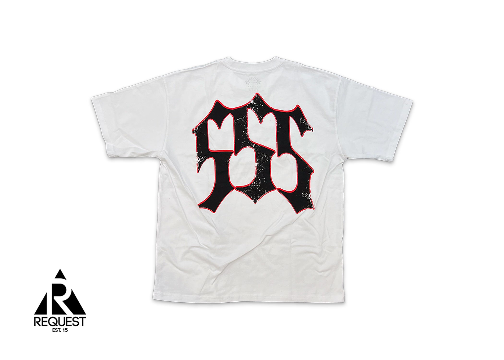 Sp5der 555 Text Tee "White"