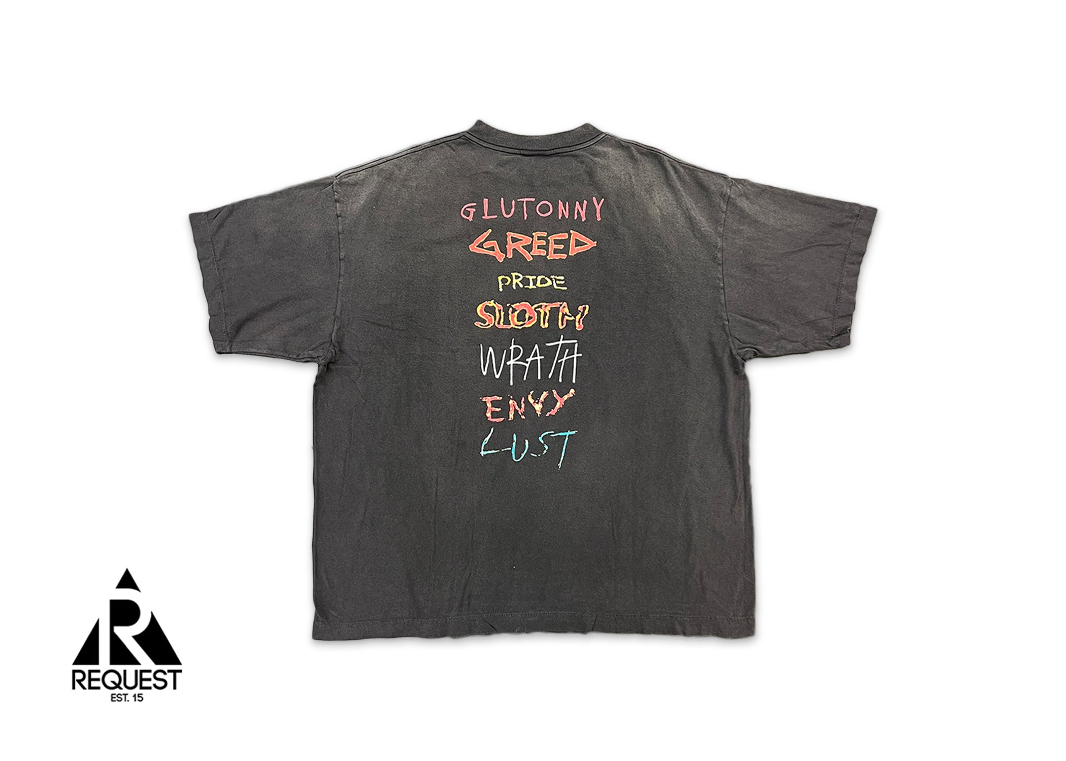 Saint Michael, Seven Deadly Sins Tee "Black"