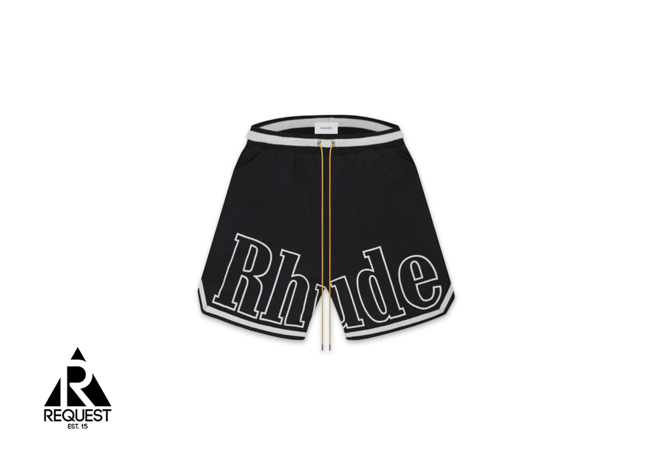 Rhude Court Logo Shorts “Black”