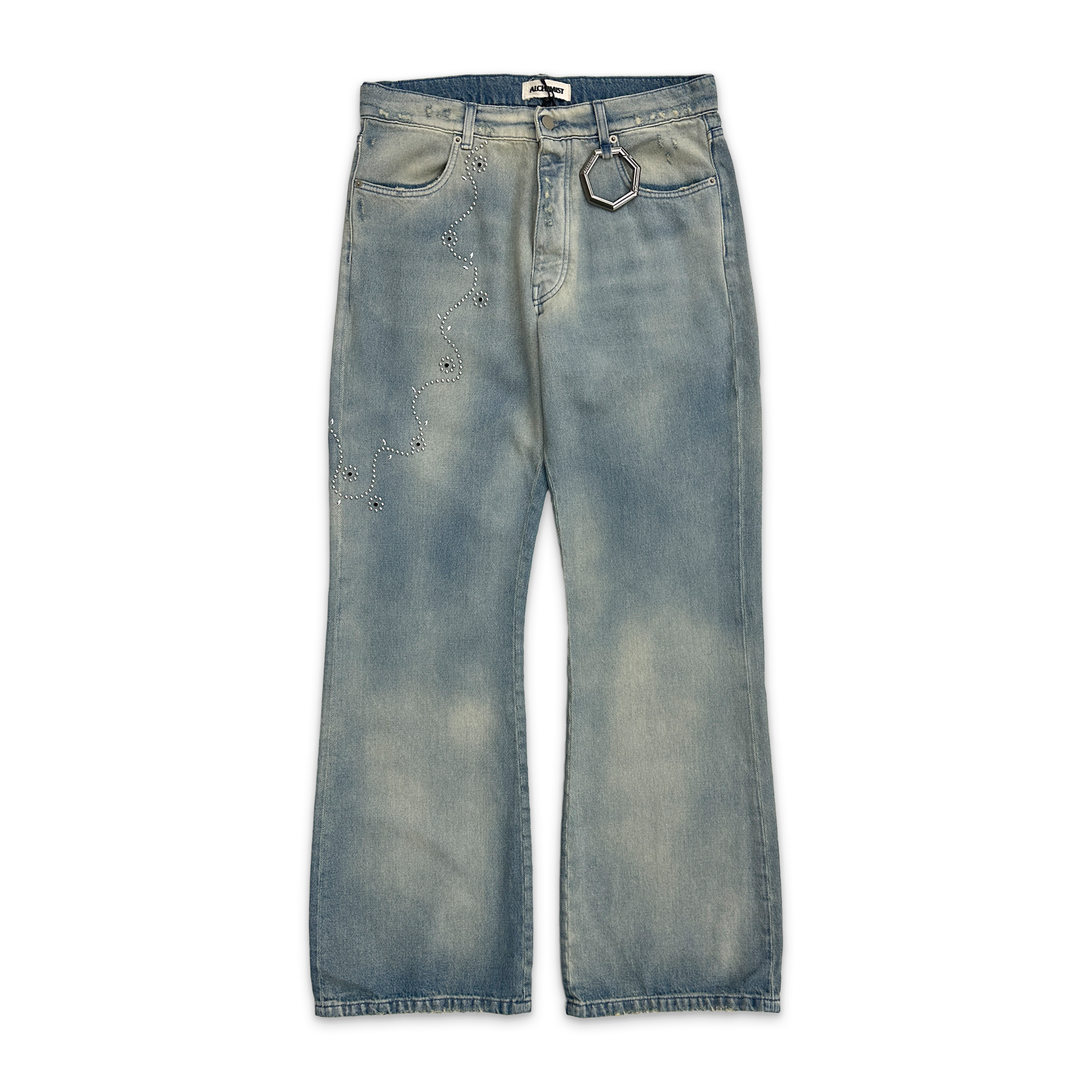 Alchemist, Studio Jeans Western Stud  "Light Indigo"